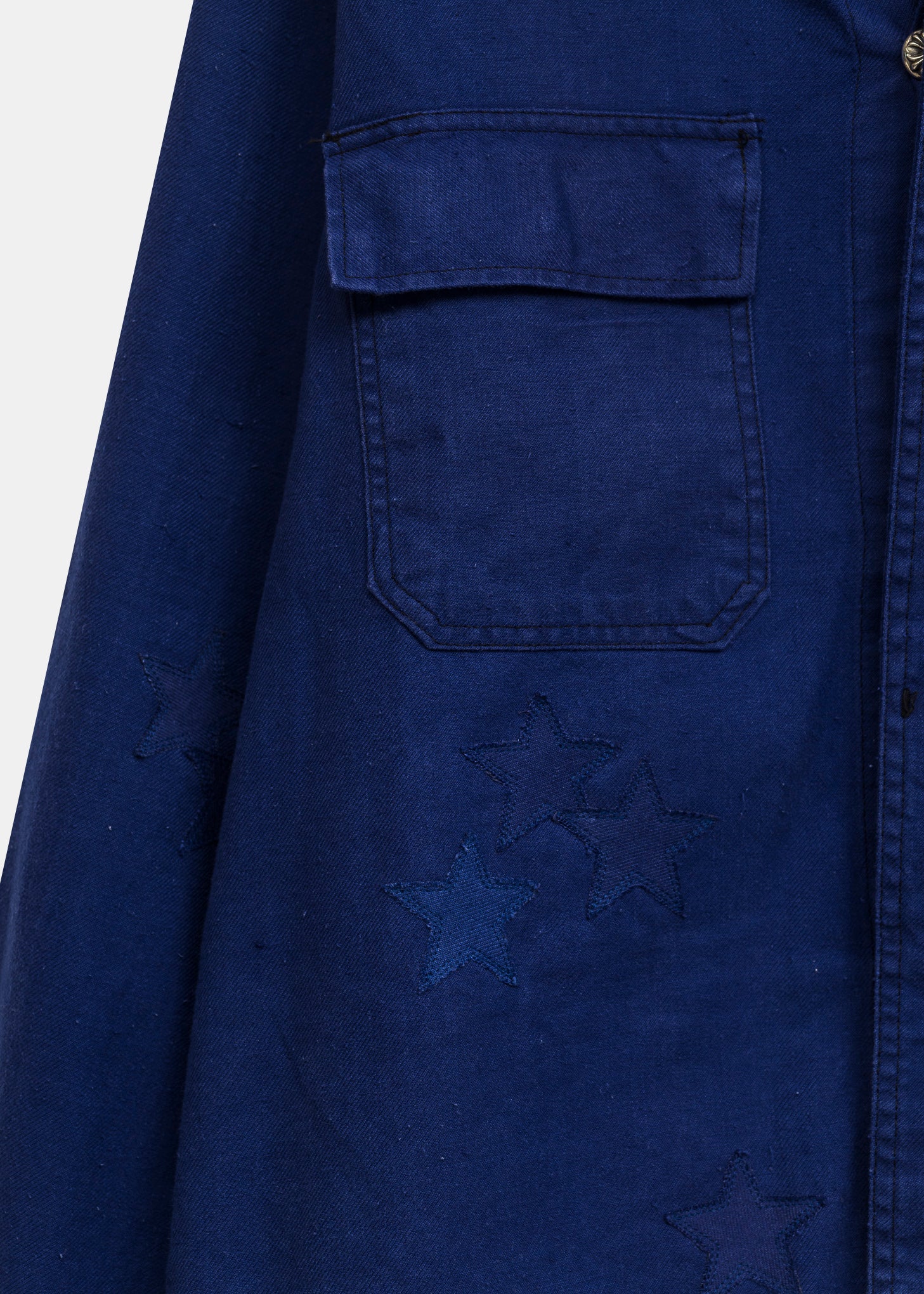 Chrome Hearts Art Basel Frenchwork Blue Stars Jacket - Image 3