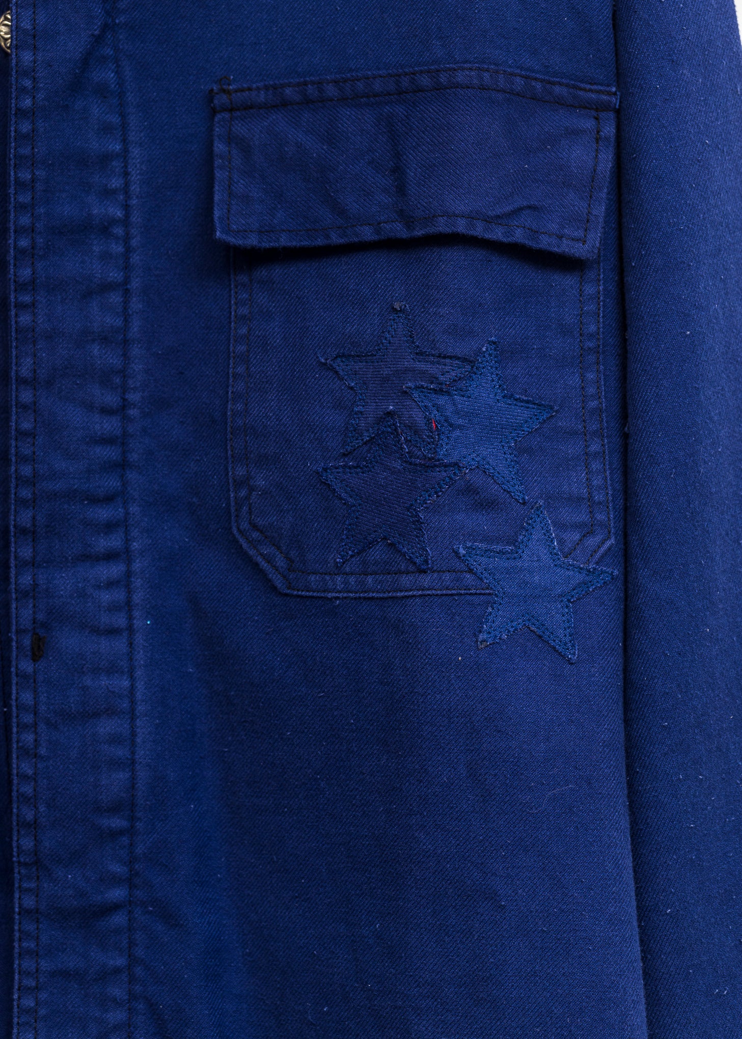 Chrome Hearts Art Basel Frenchwork Blue Stars Jacket - Image 5