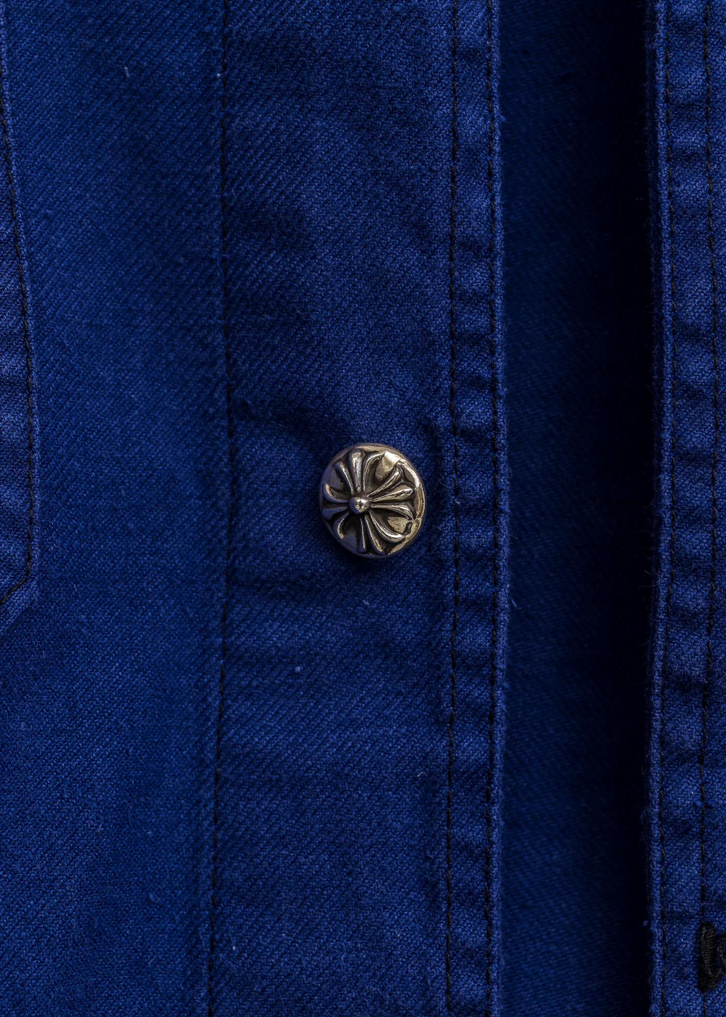 Chrome Hearts Art Basel Frenchwork Blue Stars Jacket - Image 6