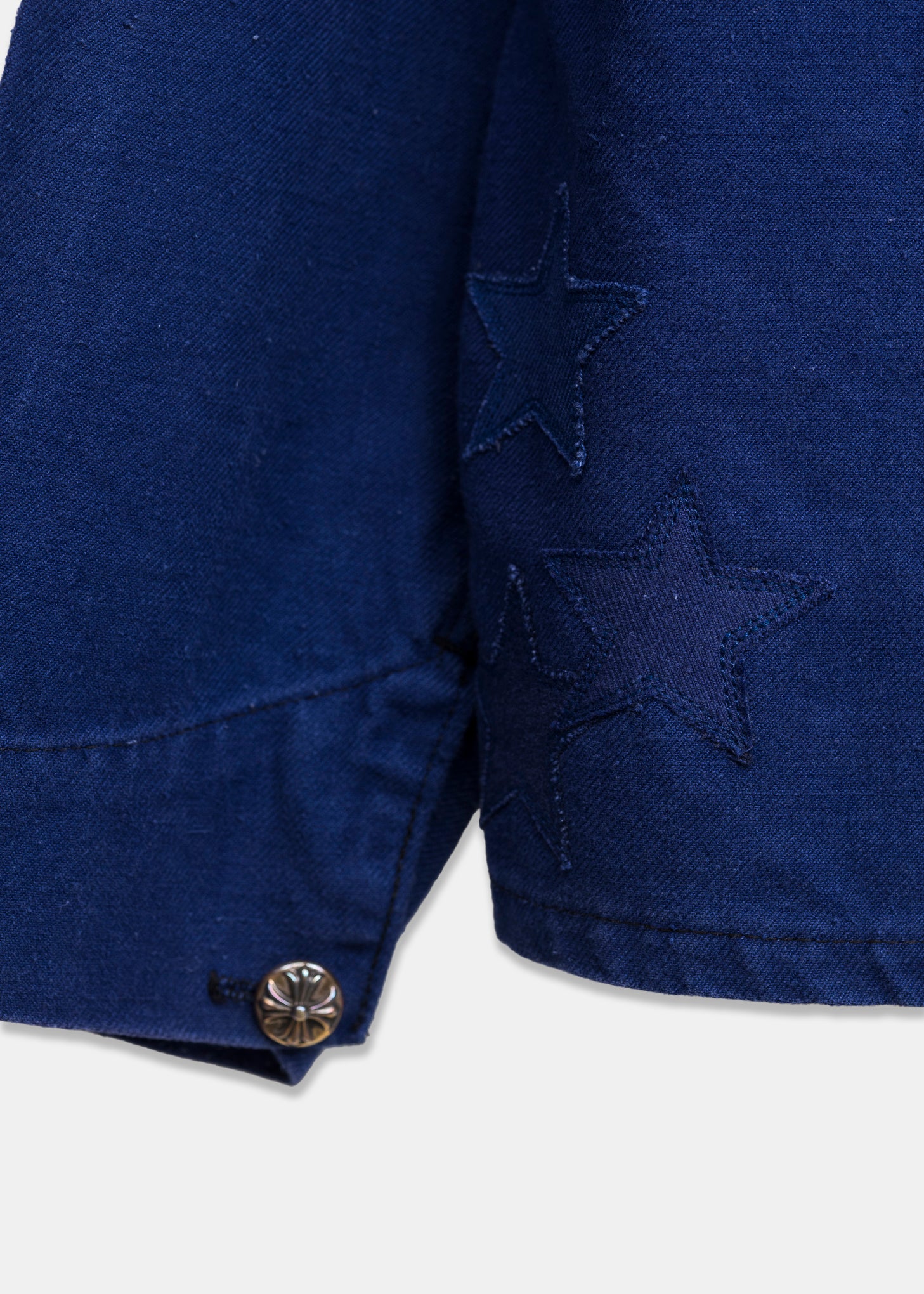Chrome Hearts Art Basel Frenchwork Blue Stars Jacket - Image 9