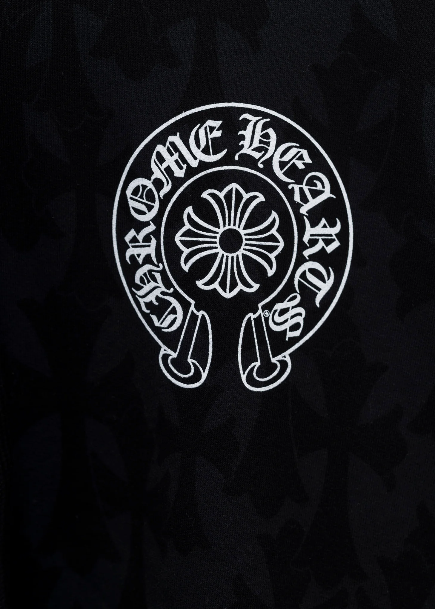 Chrome Hearts Black Cemetery Print Hoodie - Image 3