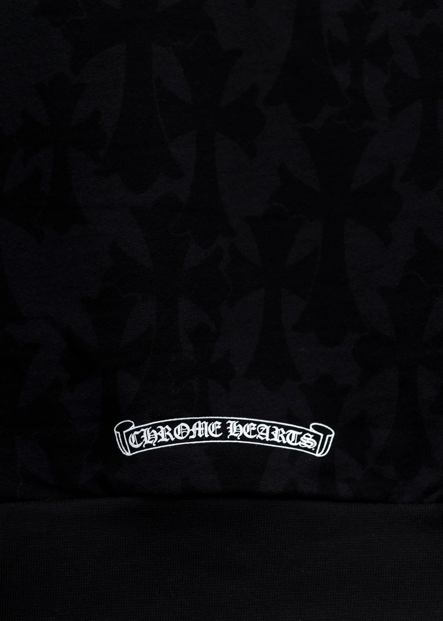 Chrome Hearts Black Cemetery Print Hoodie - Image 6
