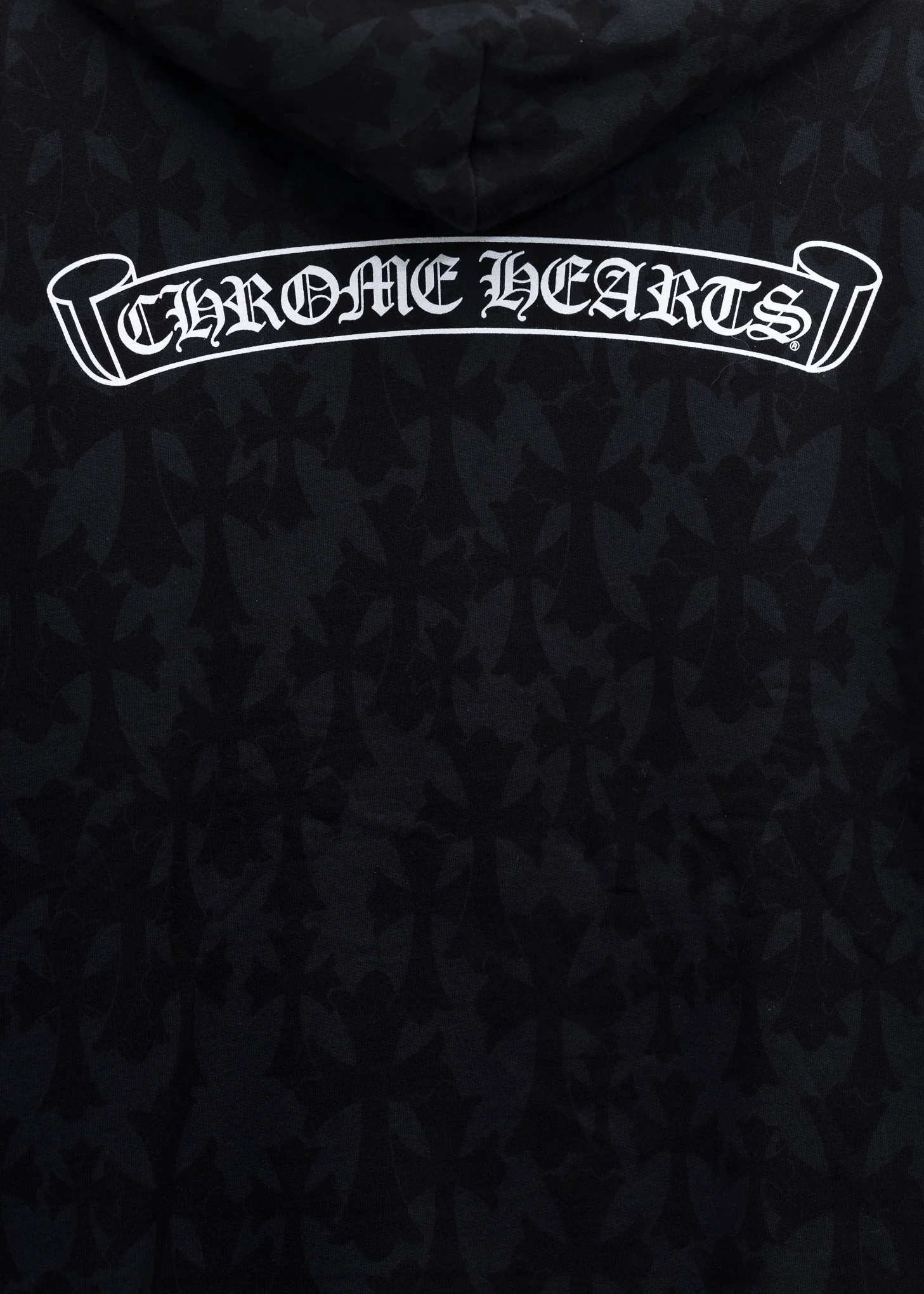 Chrome Hearts Black Cemetery Print Hoodie - Image 7