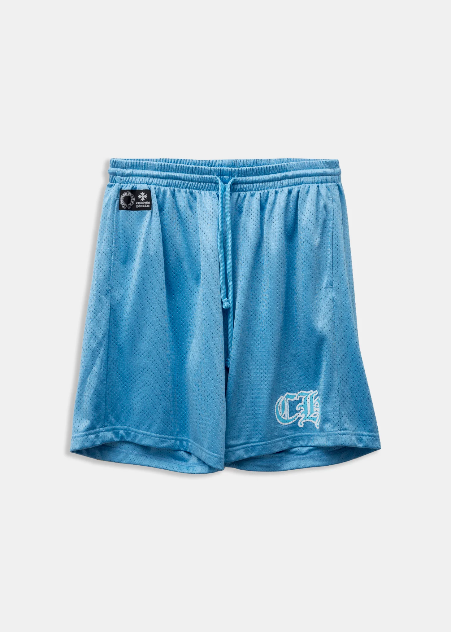 Chrome Hearts Blue Basketball Mesh Shorts