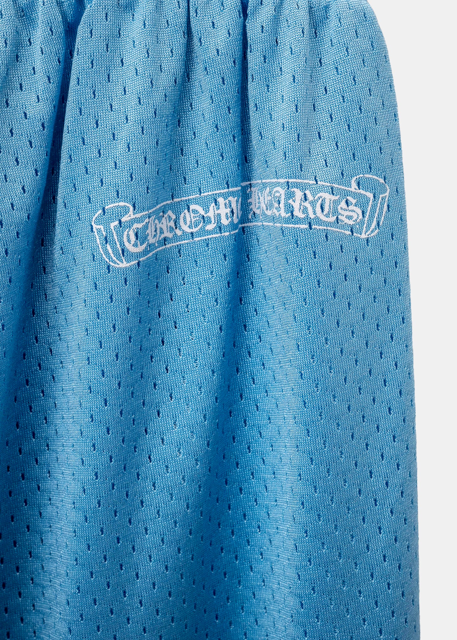 Chrome Hearts Blue Basketball Mesh Shorts - Image 5