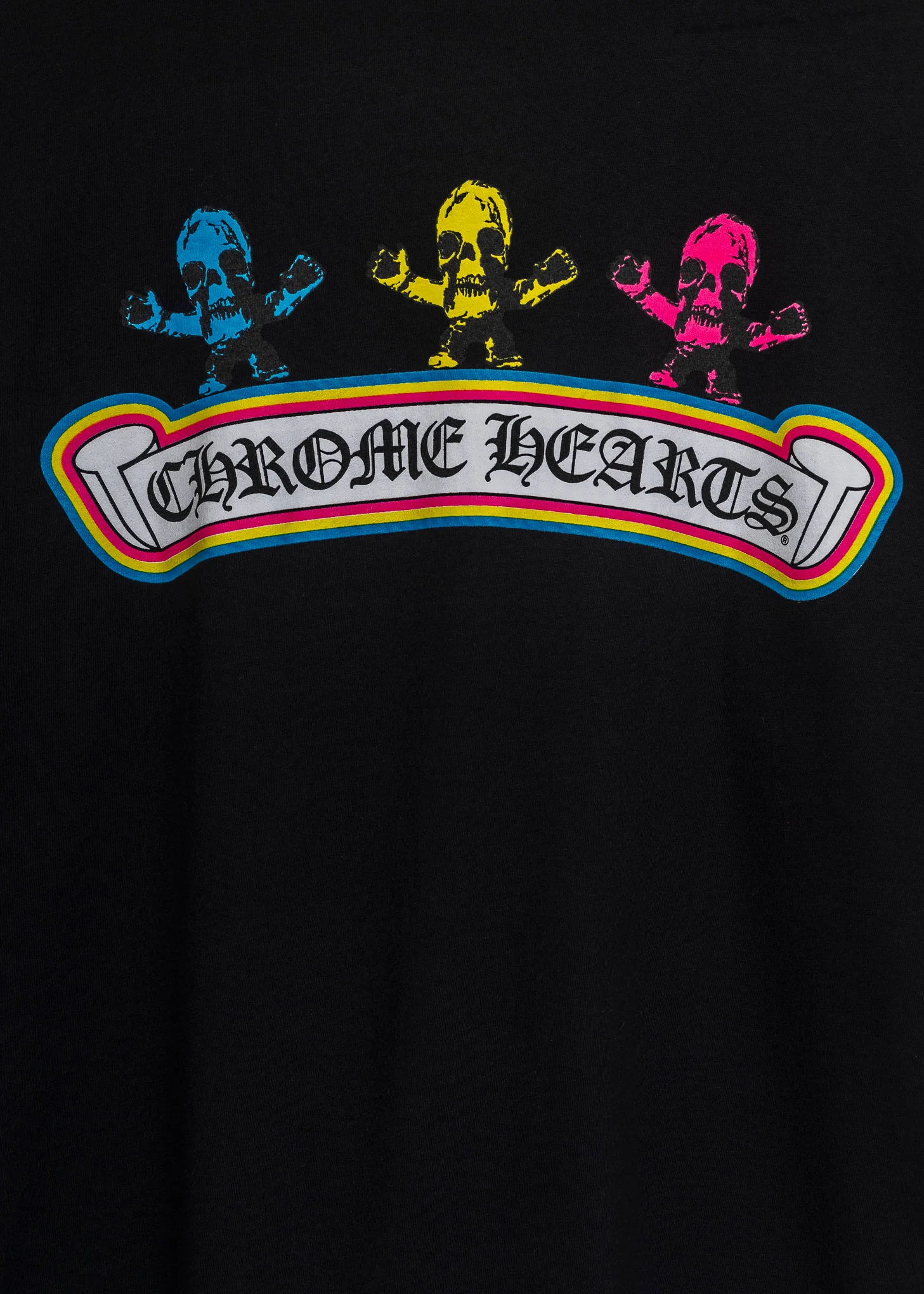 Chrome Hearts Black Multicolor Foti Tee - Image 4