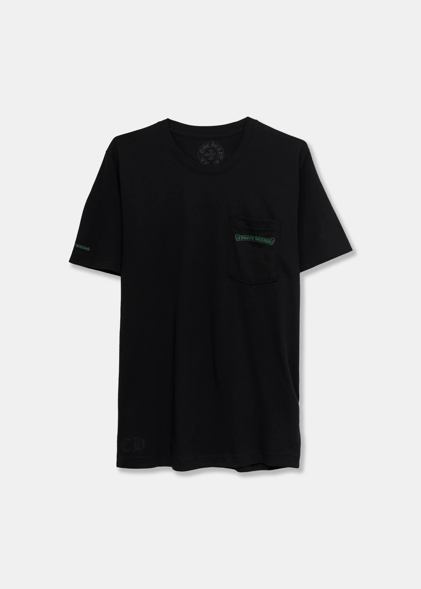 Chrome Hearts Cemetery Black Yellow Green Tee