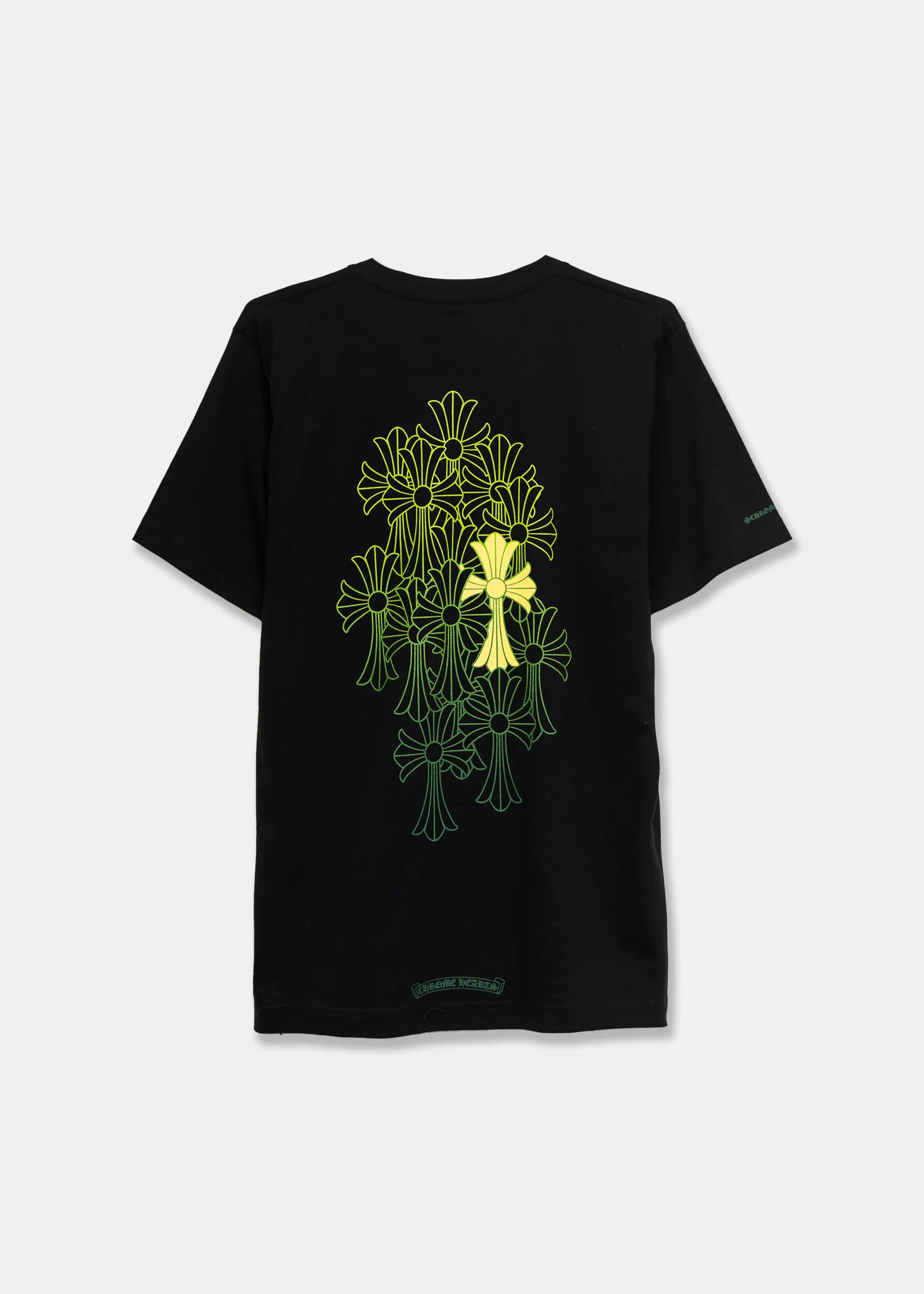 Chrome Hearts Cemetery Black Yellow Green Tee - Image 5