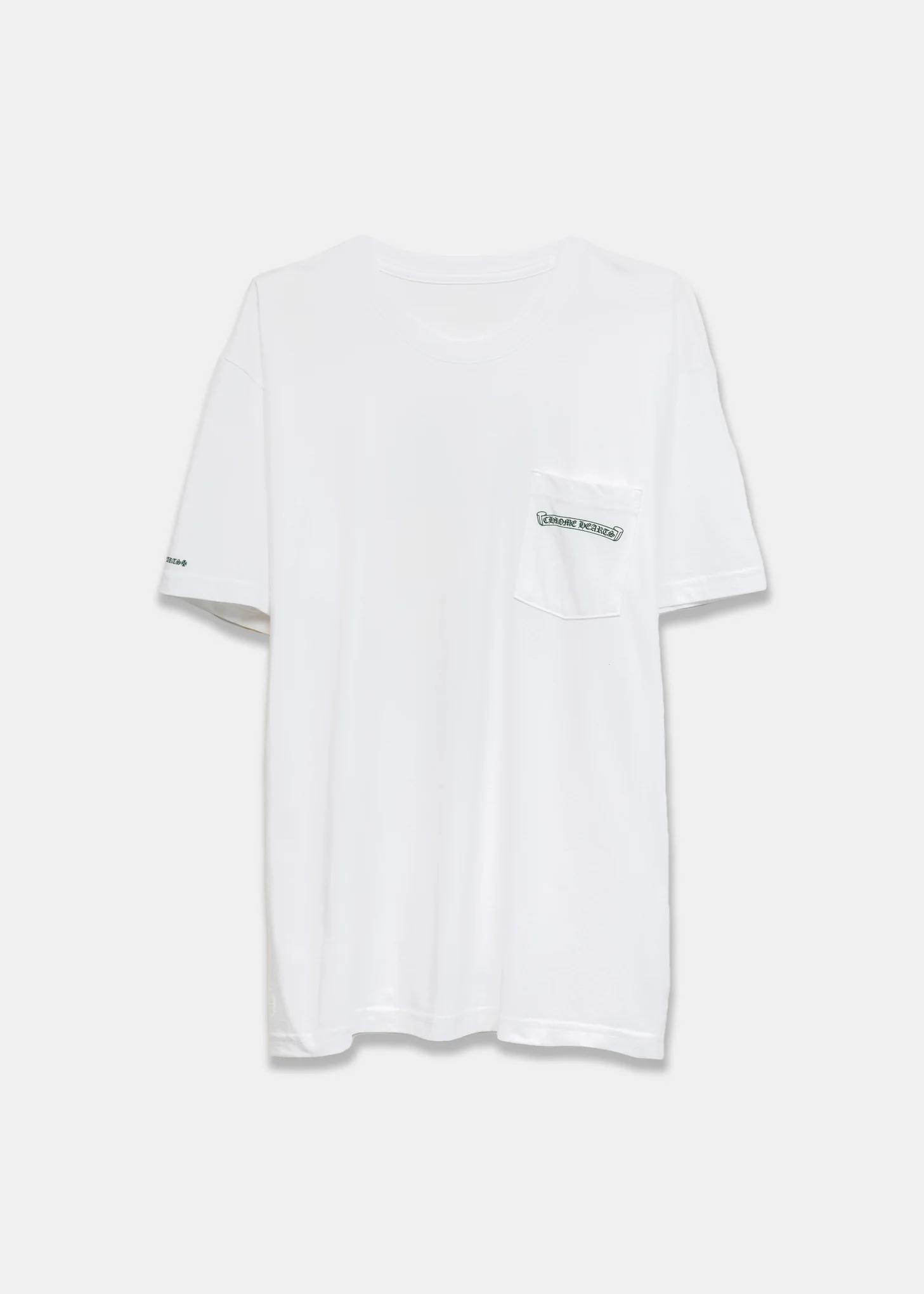 Chrome Hearts Cemetery White Yellow Green Tee