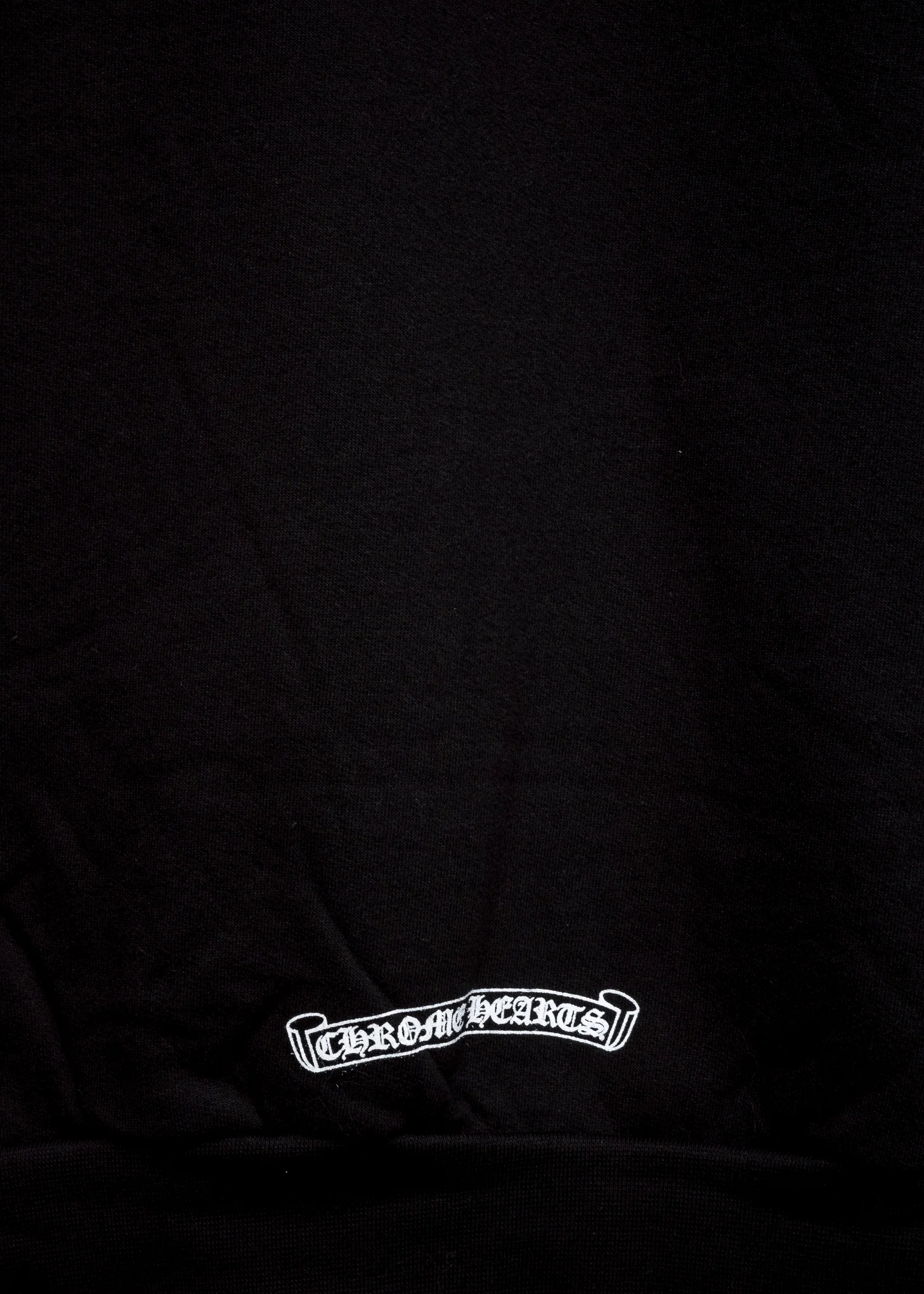 Chrome Hearts CH Black White Classic Arm Script Zip Up Hoodie - Image 3