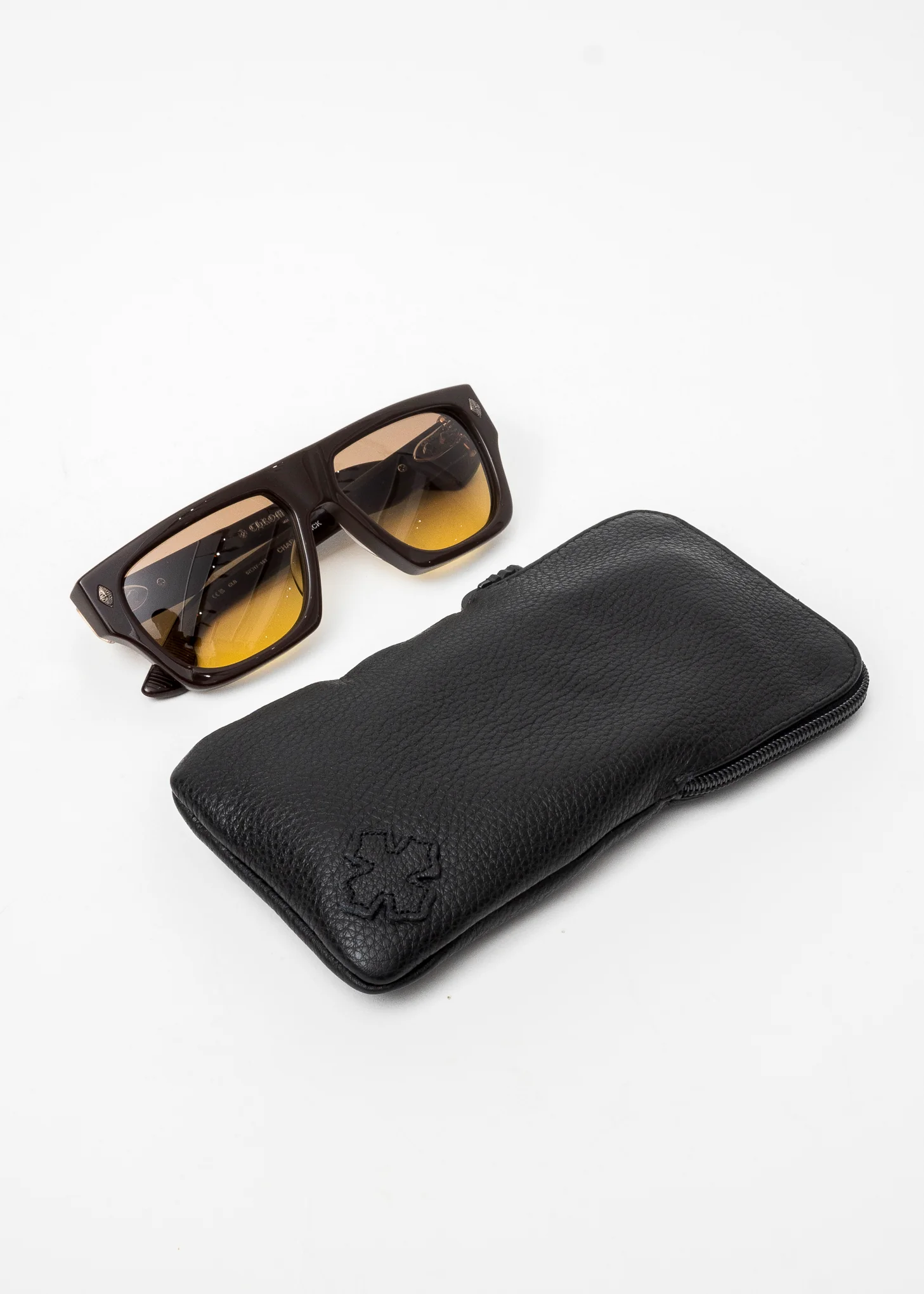 Chrome Hearts CH Charismadick E57 Brown Lens Sunglasses - Image 5
