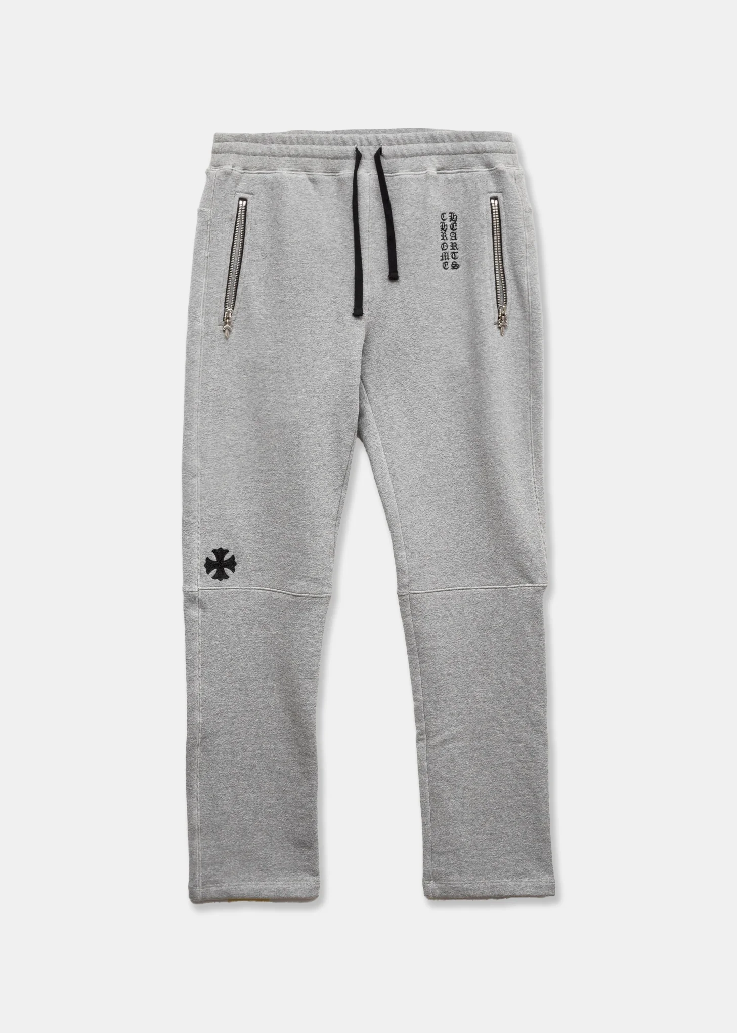 Chrome Hearts CH Grey Script Back Patch Sweatpants