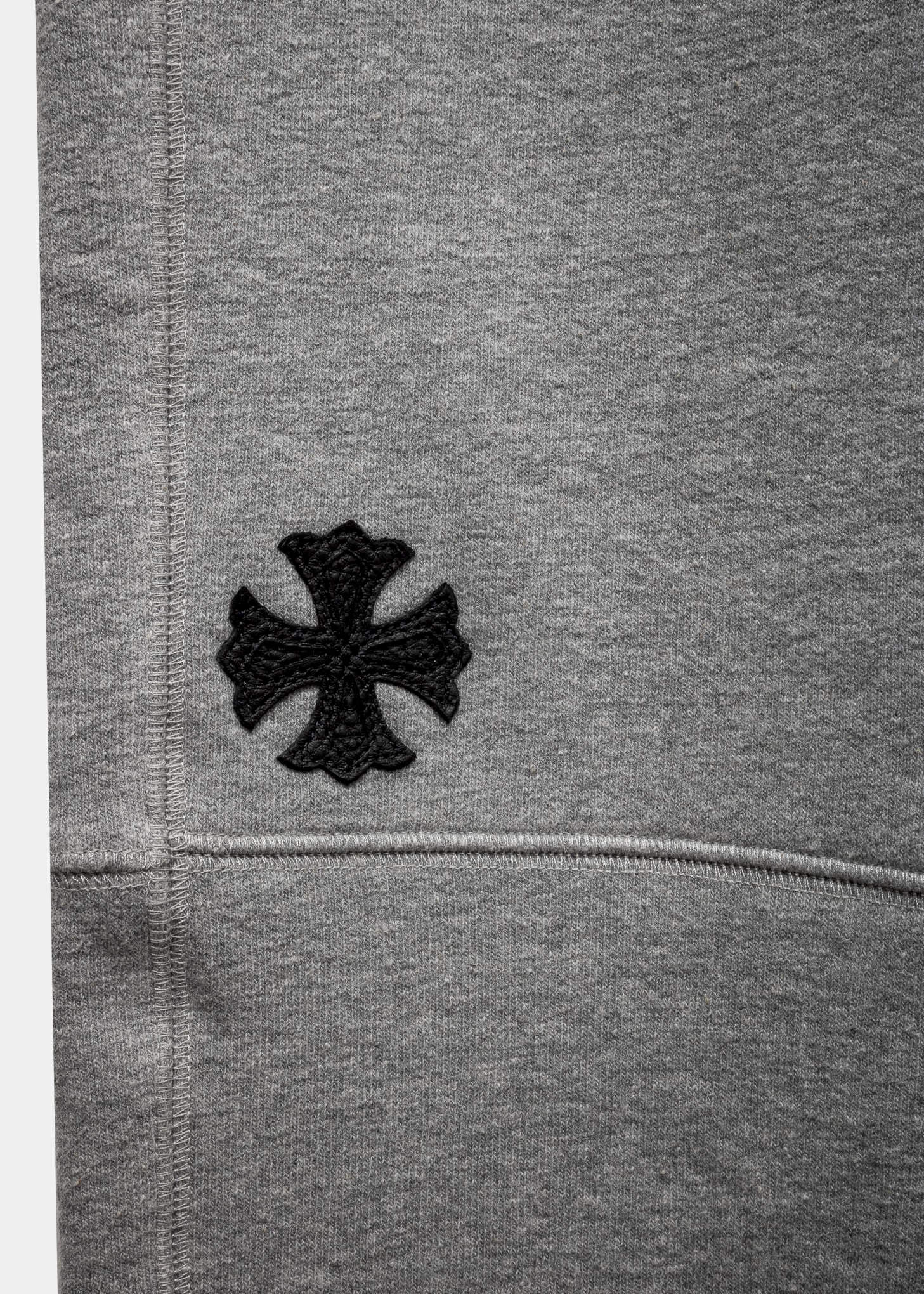 Chrome Hearts CH Grey Script Back Patch Sweatpants - Image 4