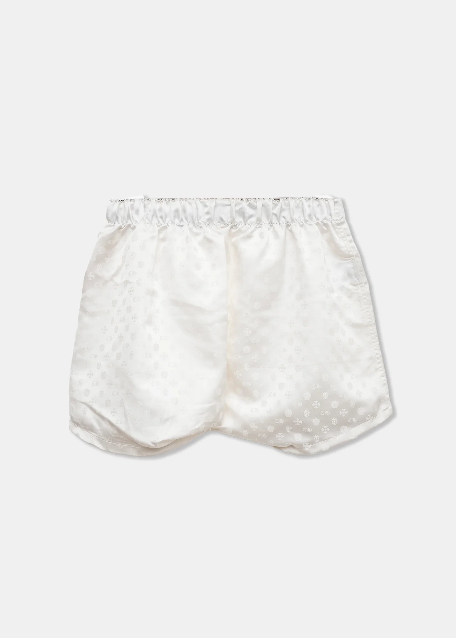 Chrome Hearts CH Printed White Silk Boxers - Image 3