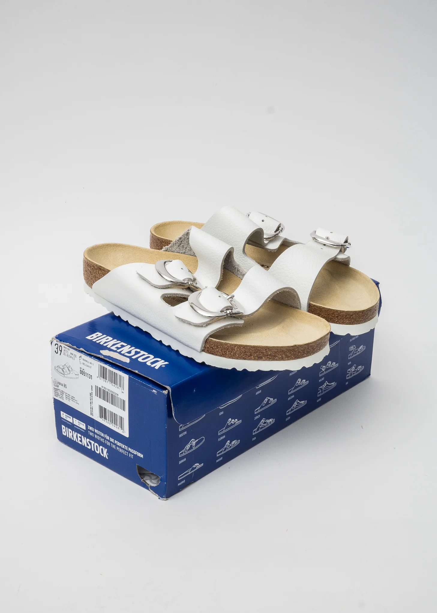 Chrome Hearts CH x Birkenstock Arizona White - Image 8