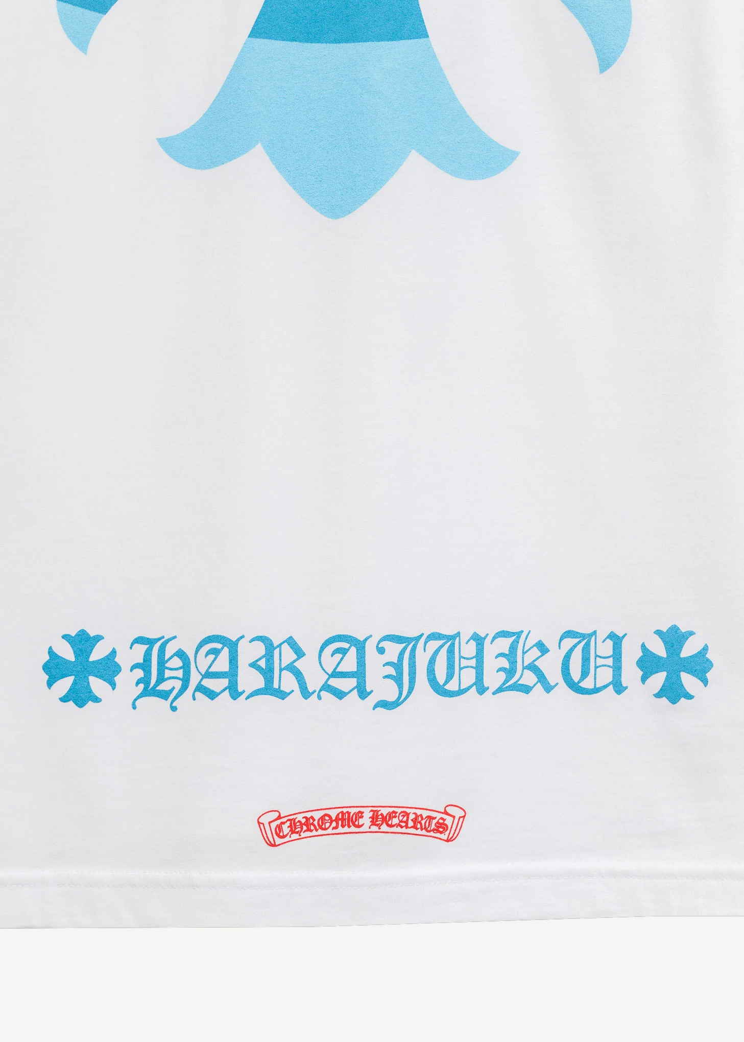 Chrome Hearts Harajuku Exclusive White Blue LS - Image 5
