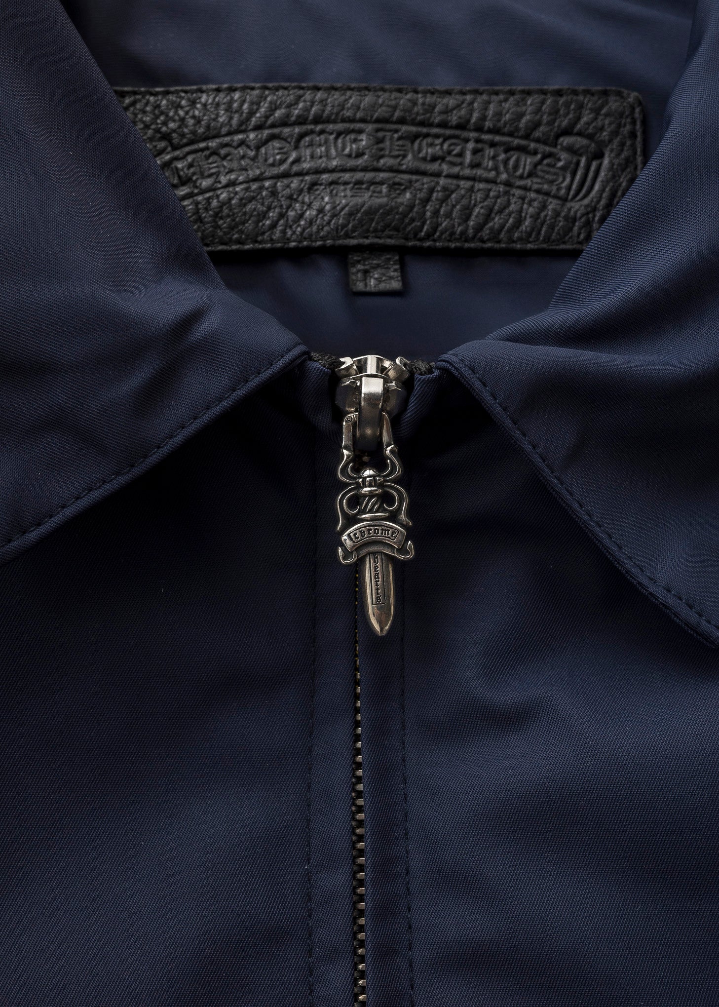 Chrome Hearts Navy Yellow Patch Women Cropped Jacket - Image 3