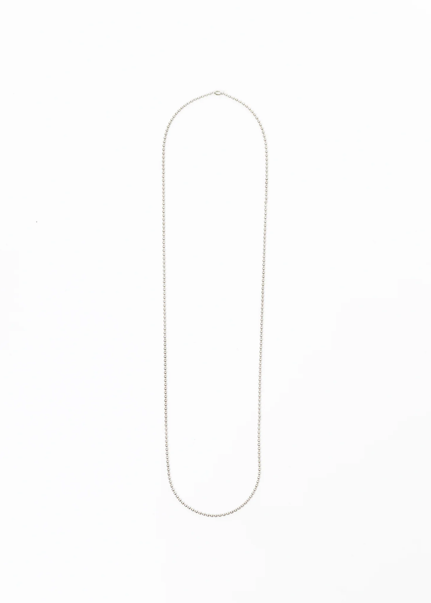 Chrome Hearts Necklace Ball and Chain Silver