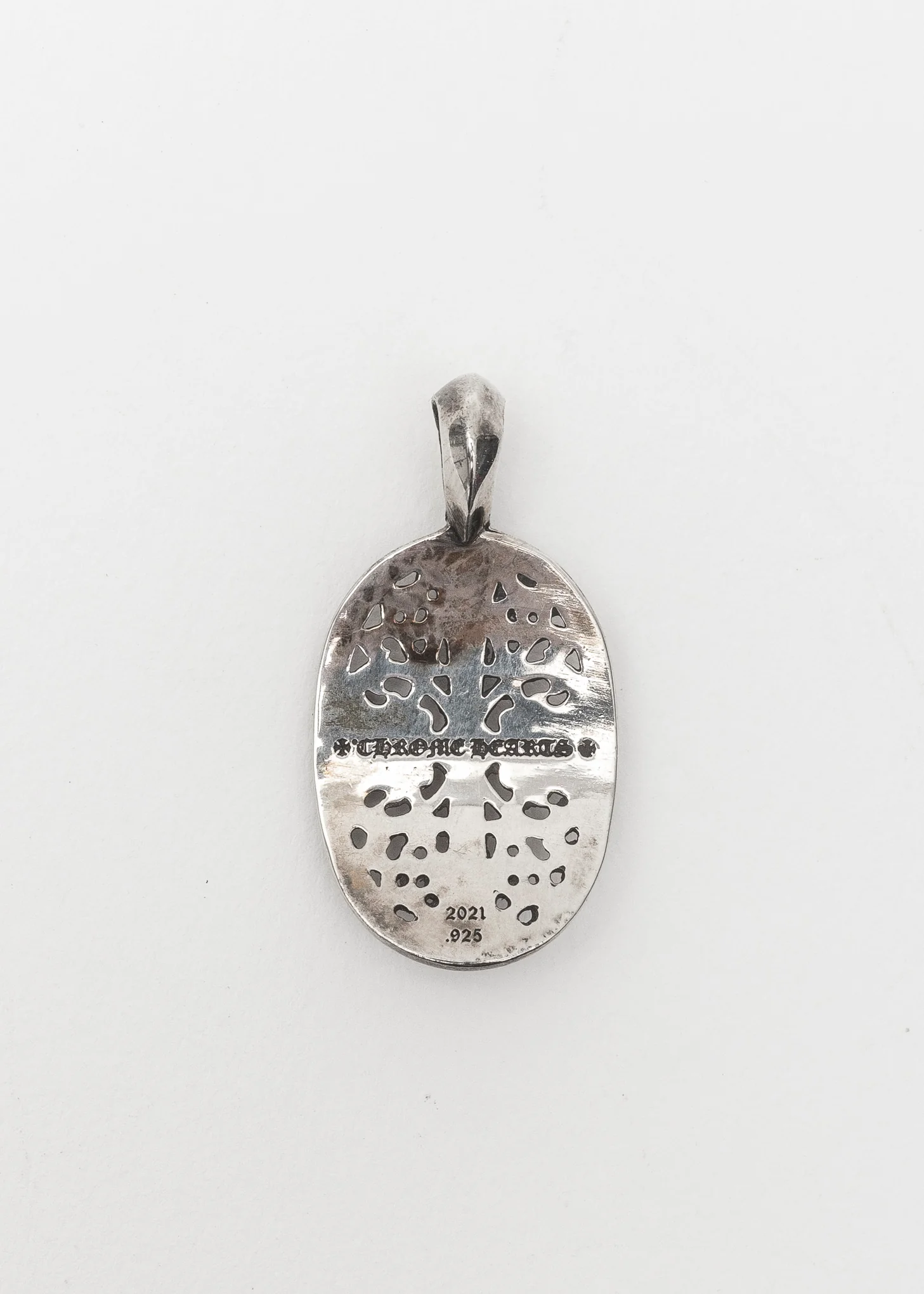 Chrome Hearts Pendant Silver Classic Oval -Pendant Only - Image 2