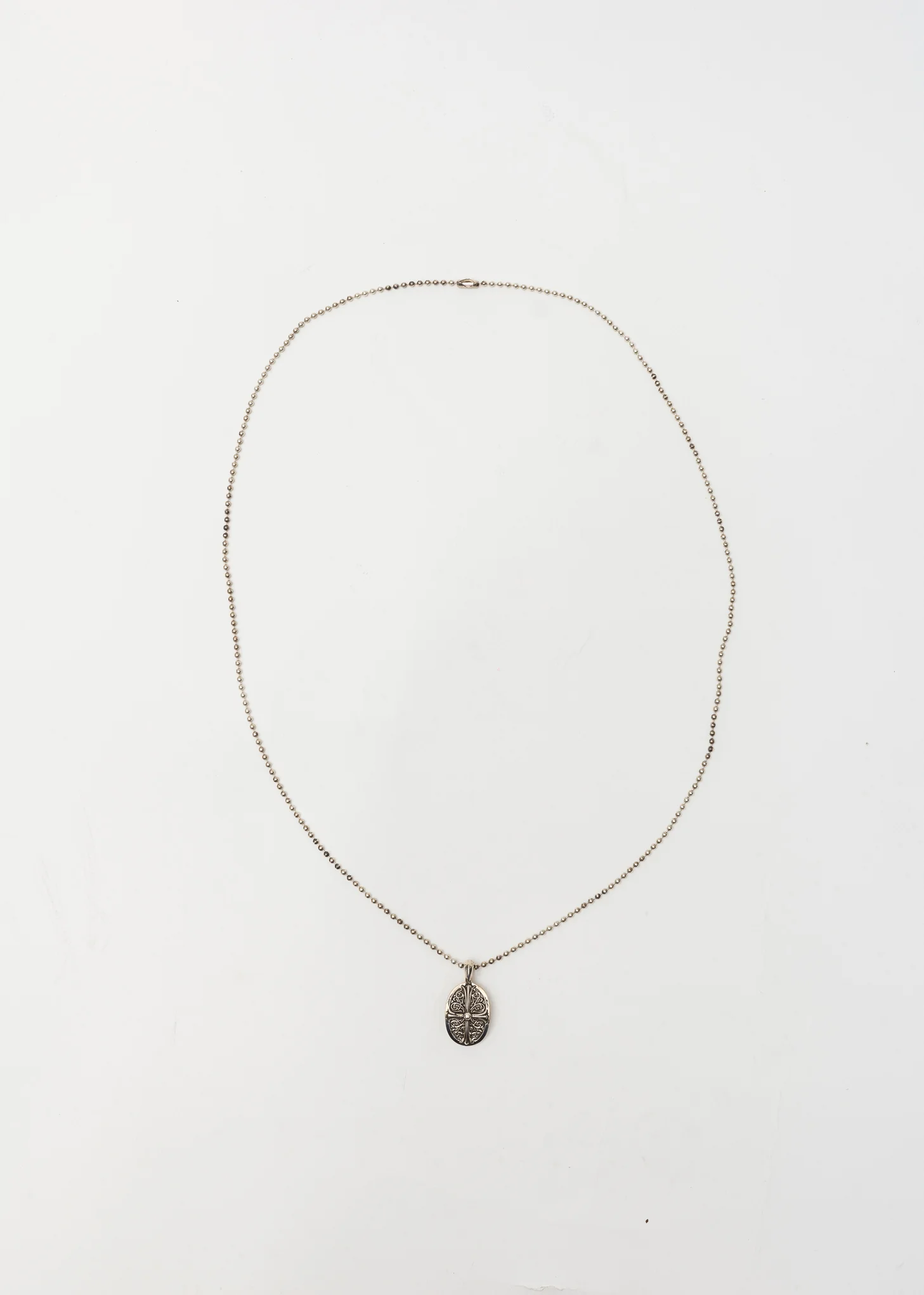 Chrome Hearts Pendant Silver Classic Oval -Pendant Only - Image 4