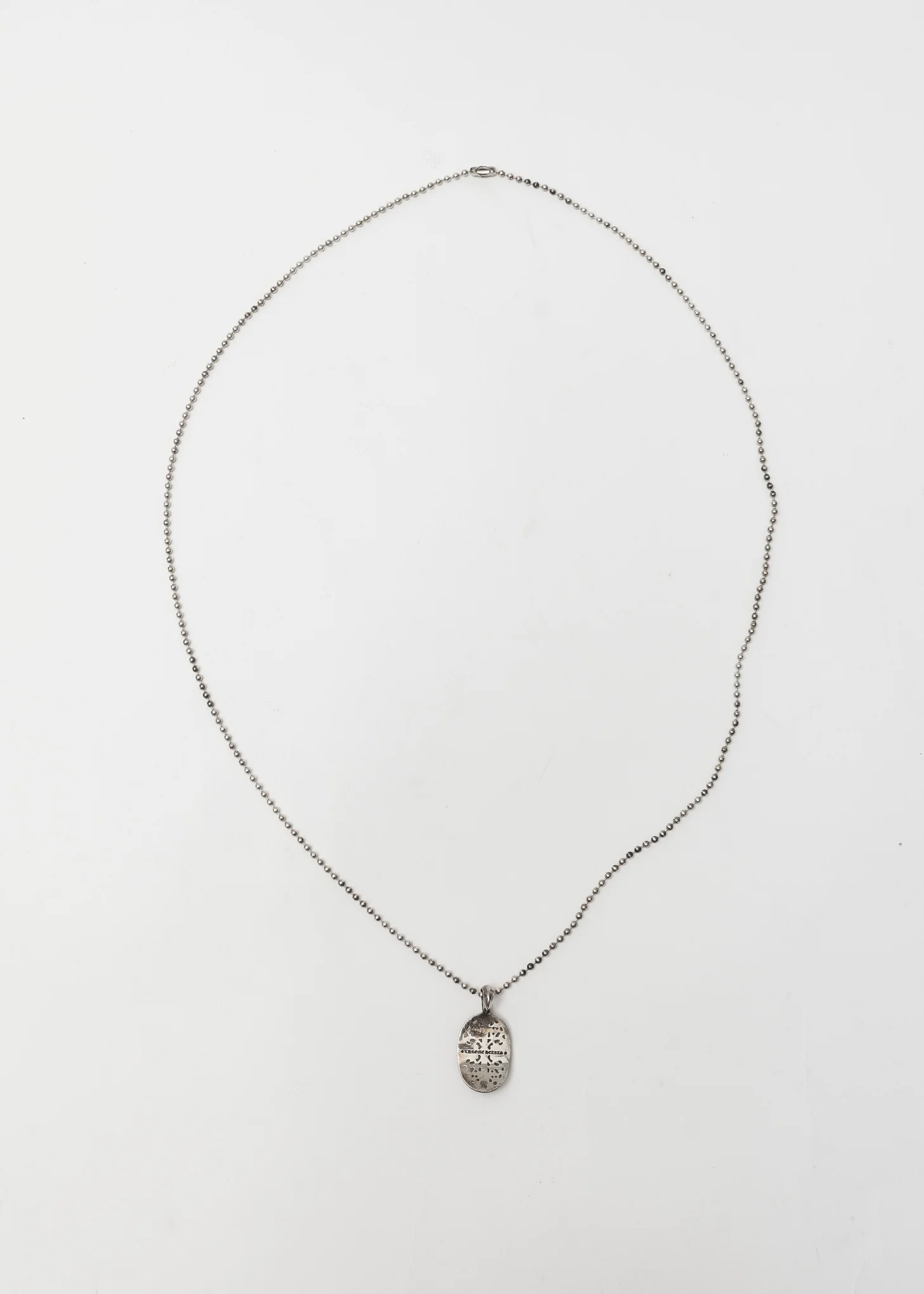 Chrome Hearts Pendant Silver Classic Oval -Pendant Only - Image 5