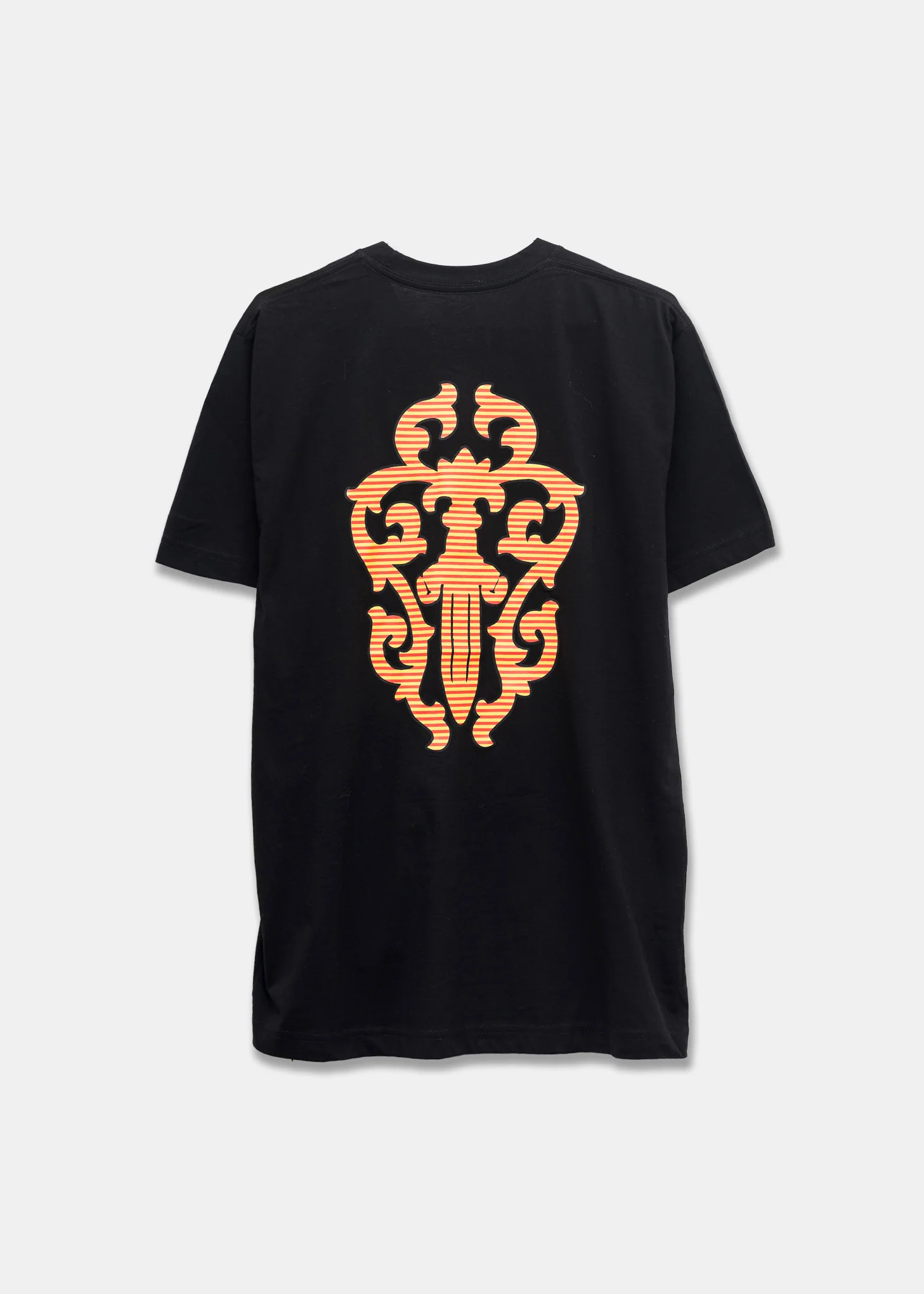 Chrome Hearts Red Yellow Striped Dagger Tee - Image 2
