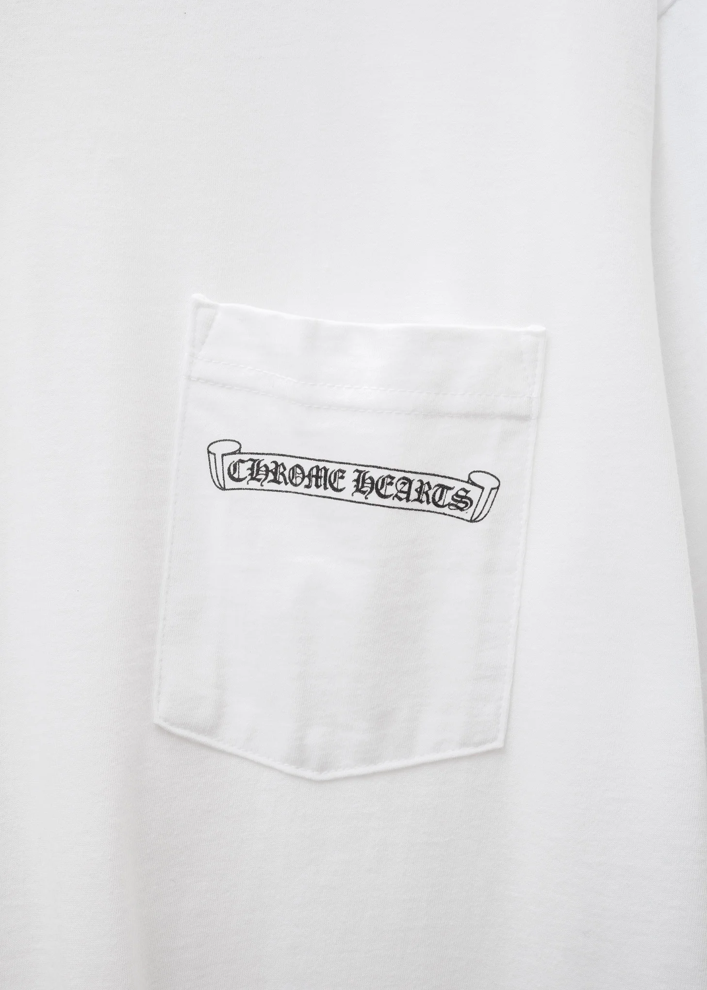 Chrome Hearts White Cemetery Back Print Tee - Image 3