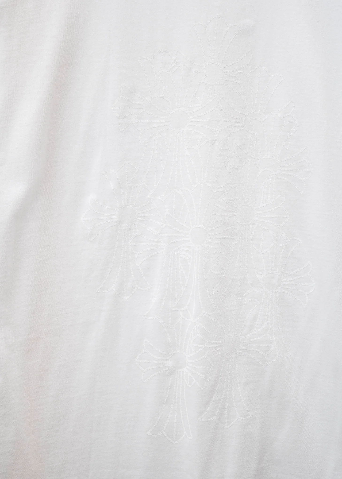 Chrome Hearts White Cemetery Back Print Tee - Image 4