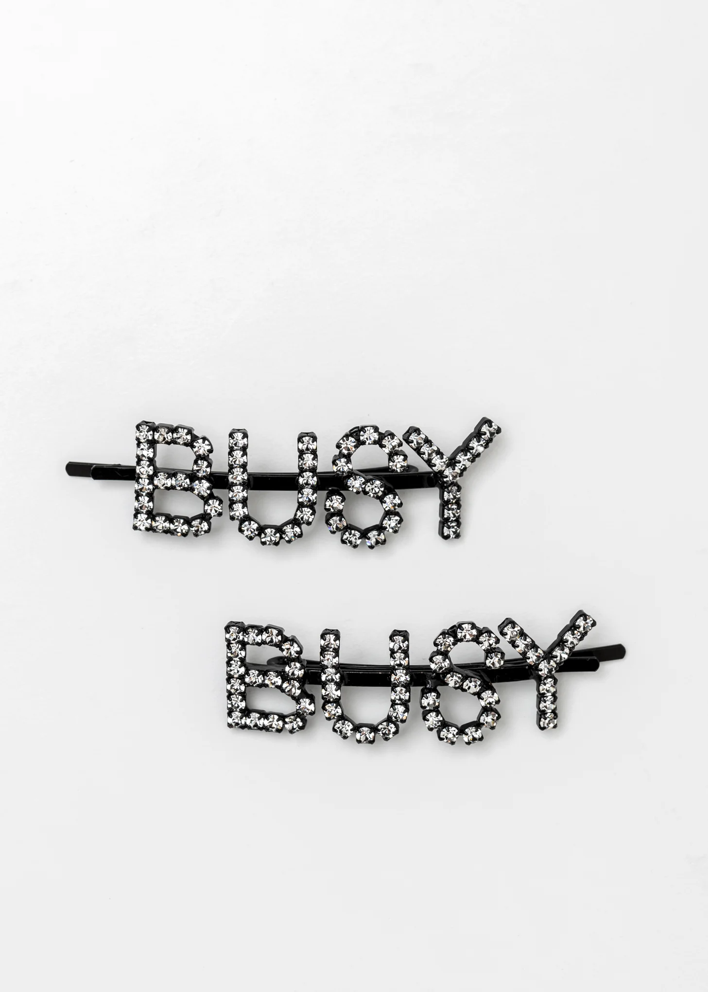 Clear Crystal Busy Hairpin