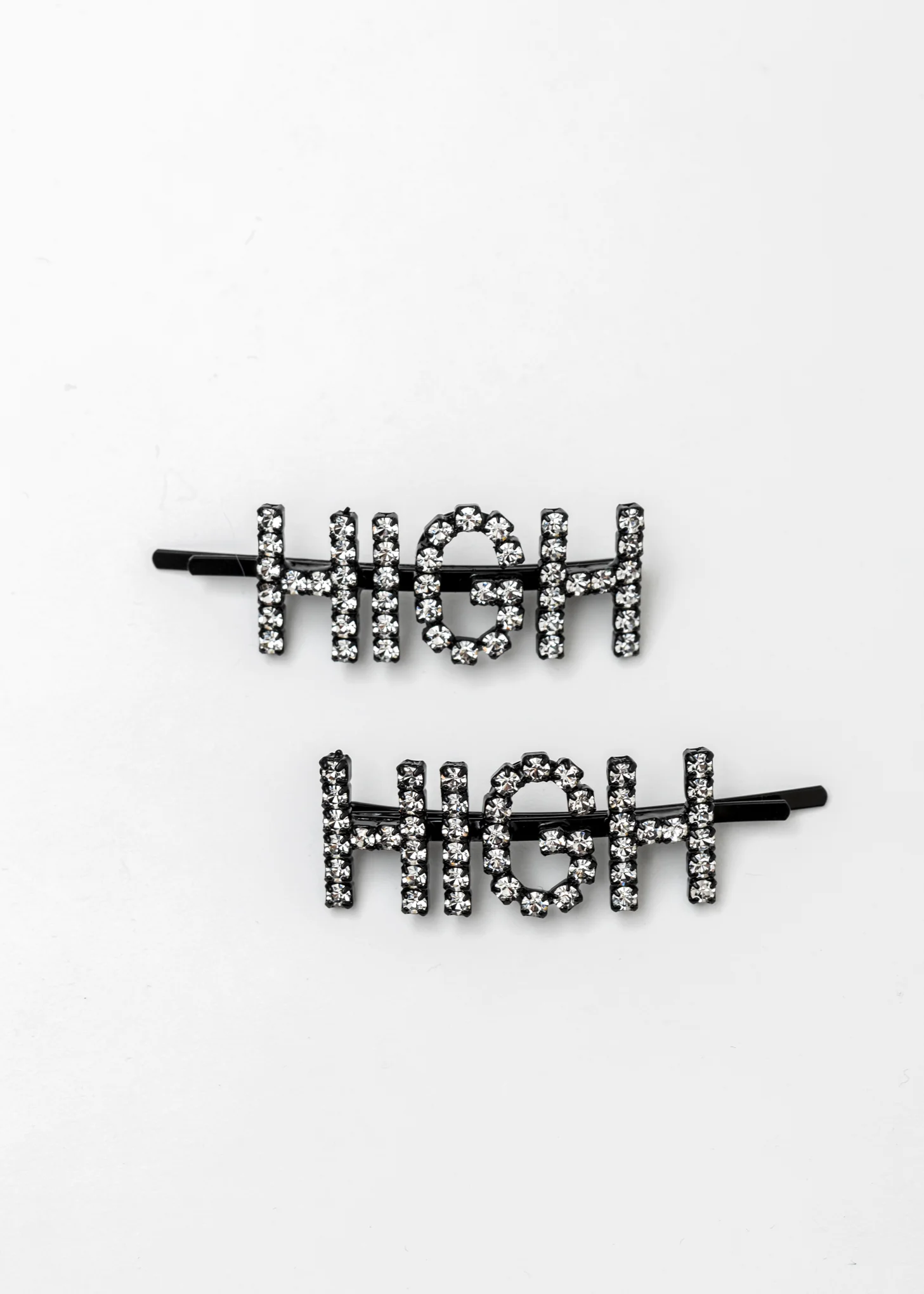 Clear Crystal High Hairpin