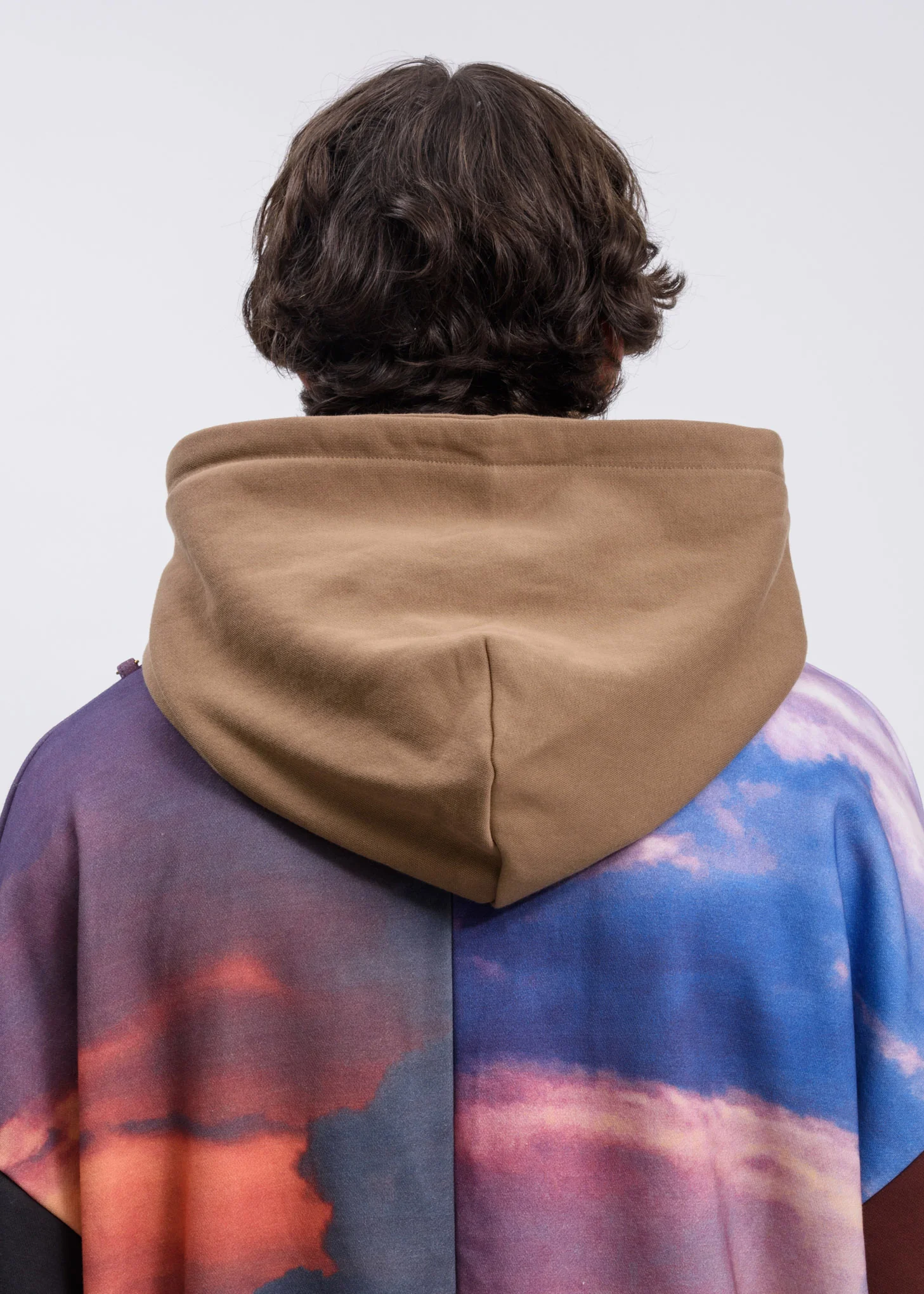 Clouds Panelled Hoodie - Image 6