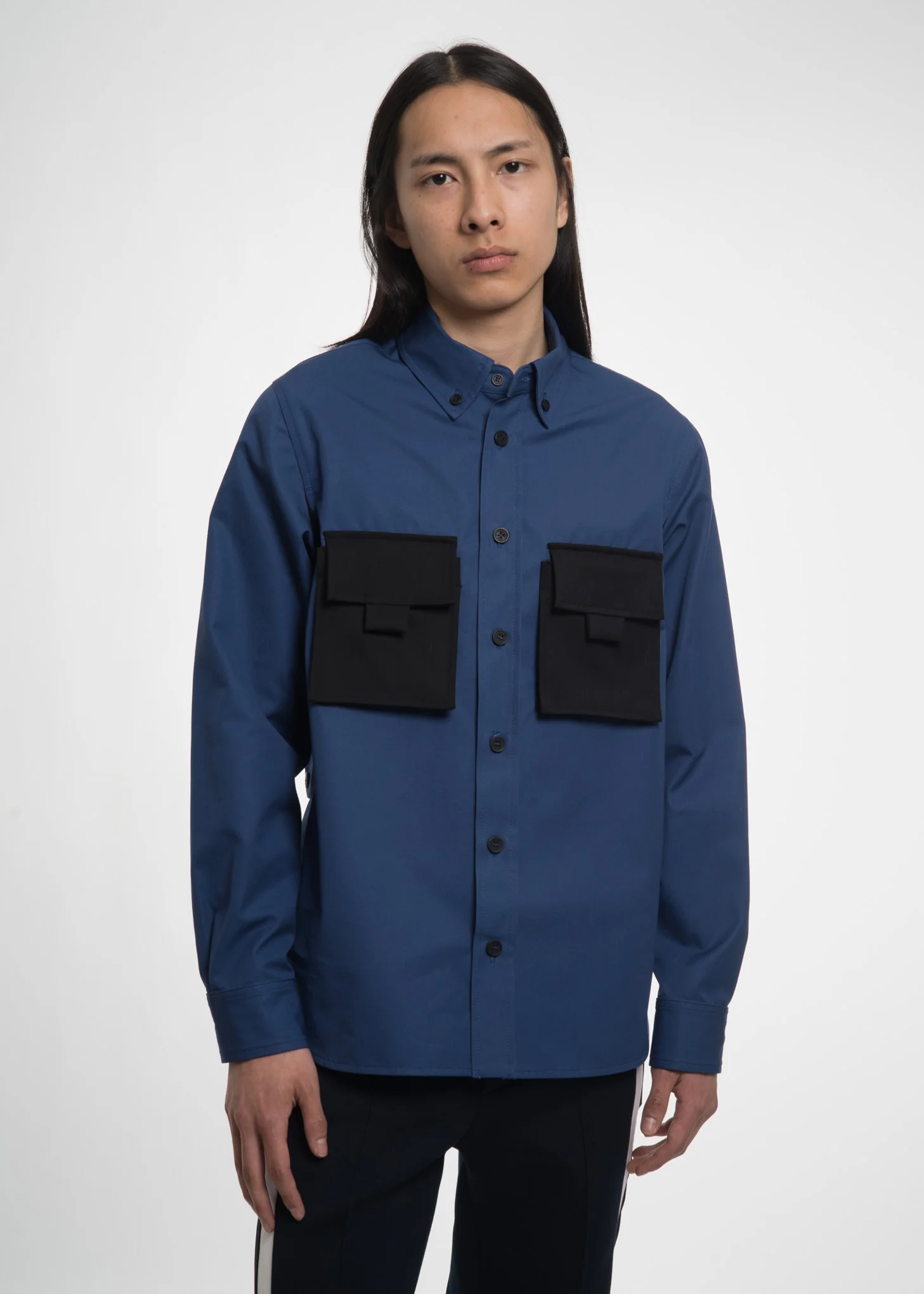 Cobalt Blue Worker Overshirt