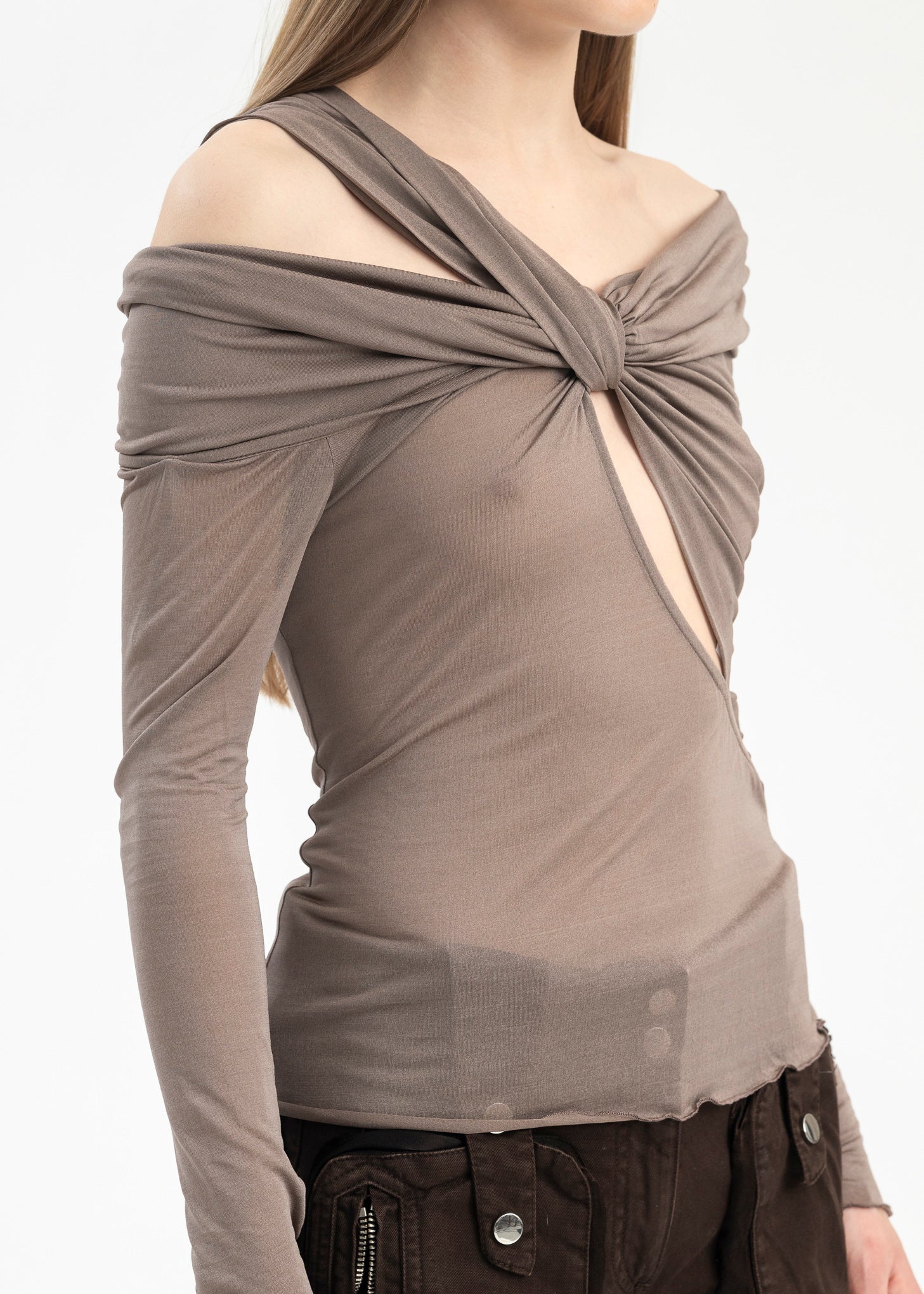 COFFEE TOP IN FINE JERSEY - Image 4