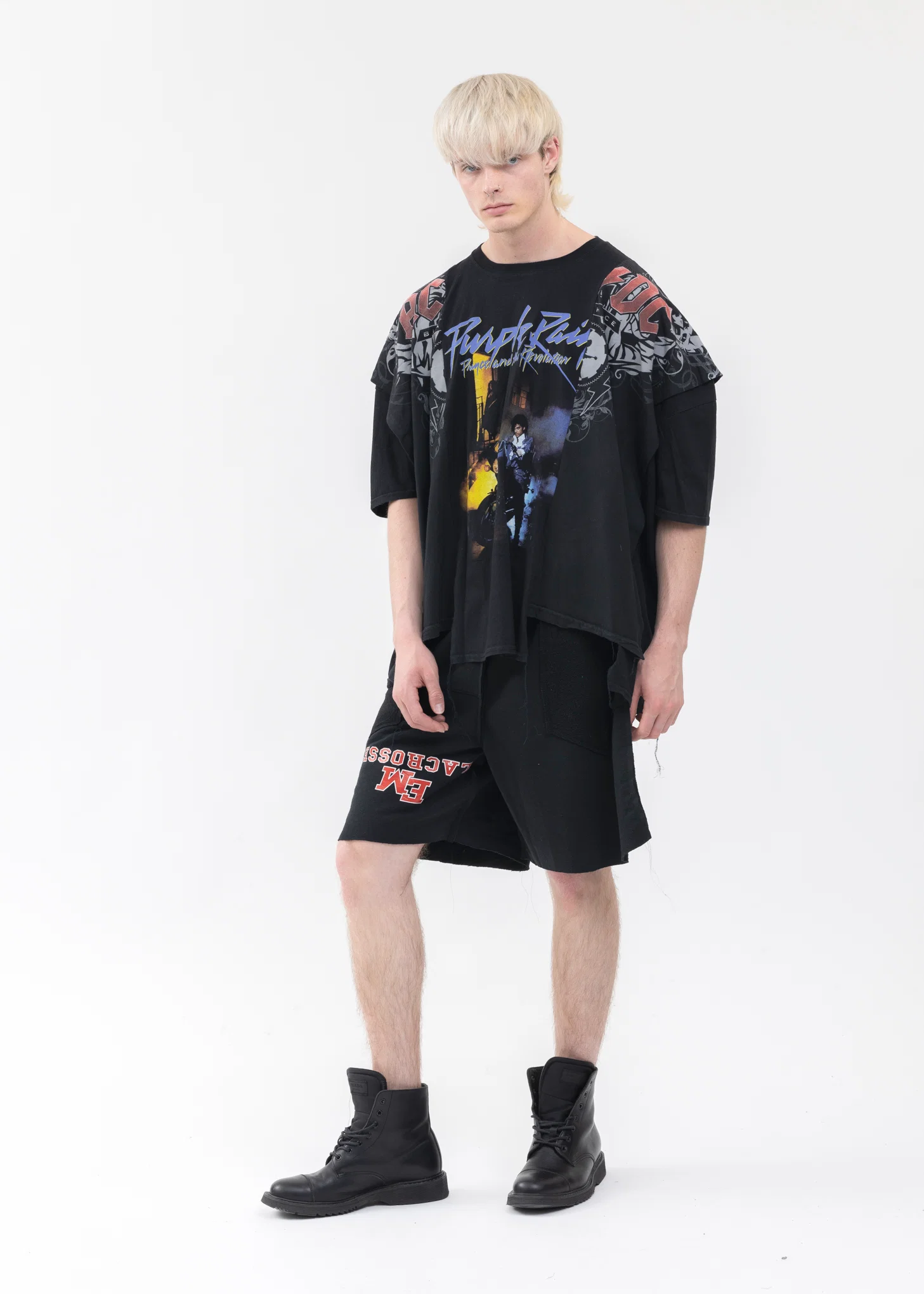 College Sweat Wide Shorts -Style 1 - Image 5