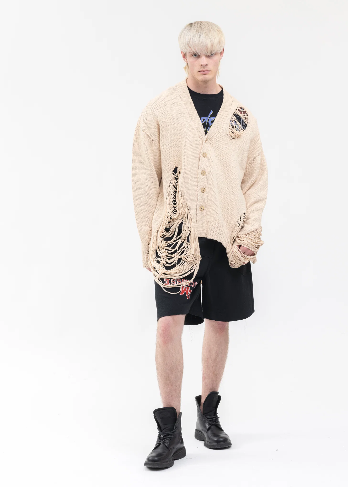 College Sweat Wide Shorts -Style 1 - Image 6