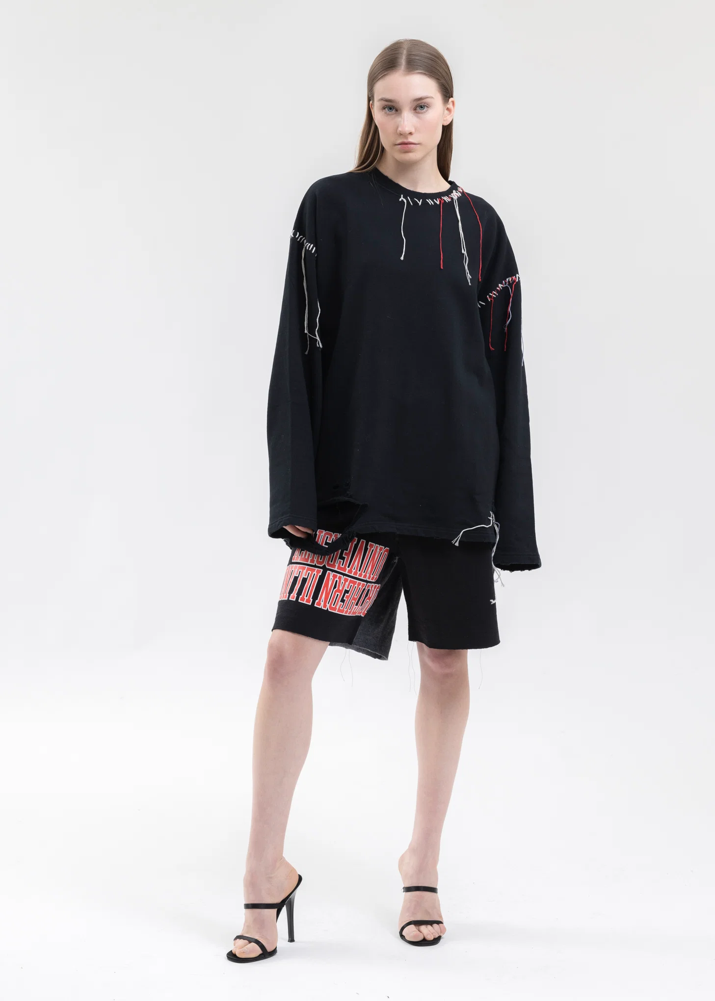 College Sweat Wide Shorts -Style 2 - Image 6