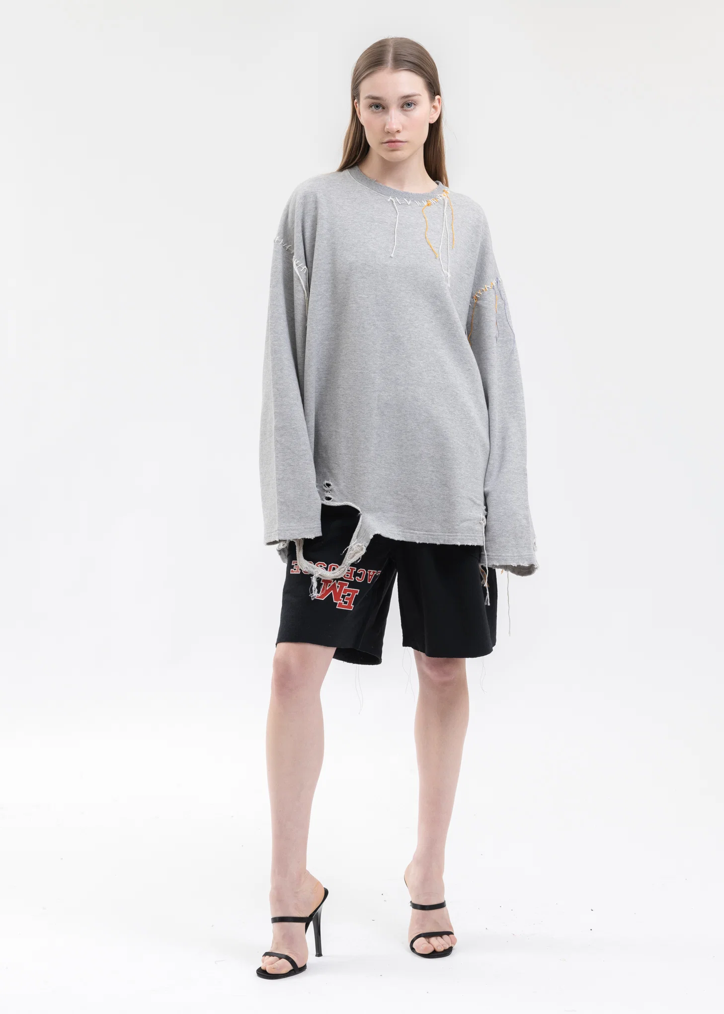 College Sweat Wide Shorts -Style 1 - Image 5