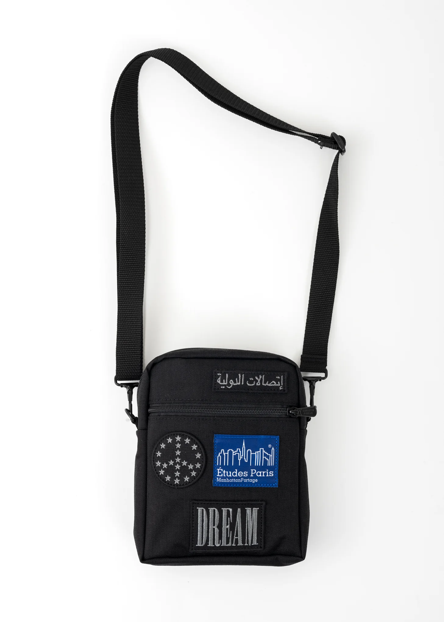 Black Manhattan Portage Edition City Lights Messenger Bag