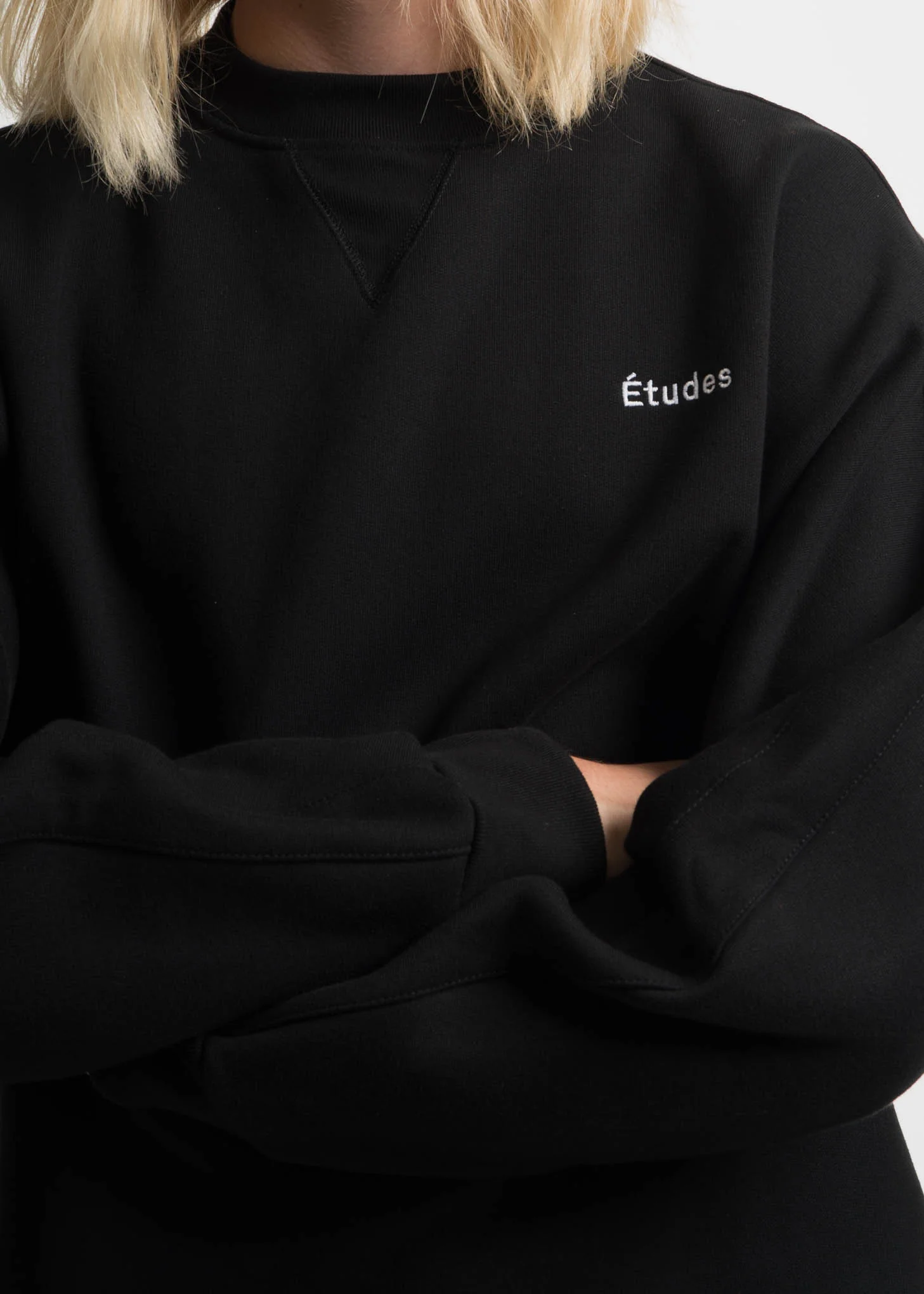 Black Maybe Fleece Crewneck - Image 2