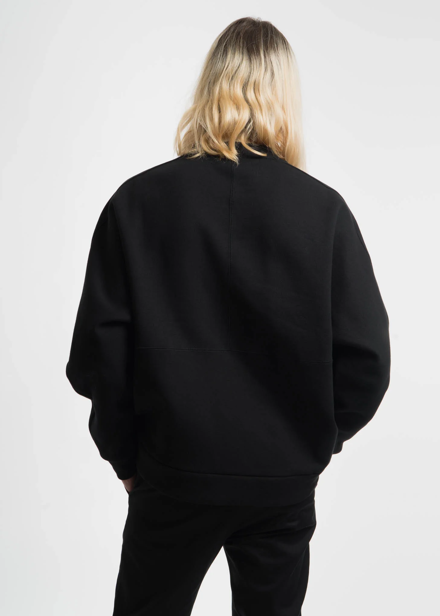 Black Maybe Fleece Crewneck - Image 3