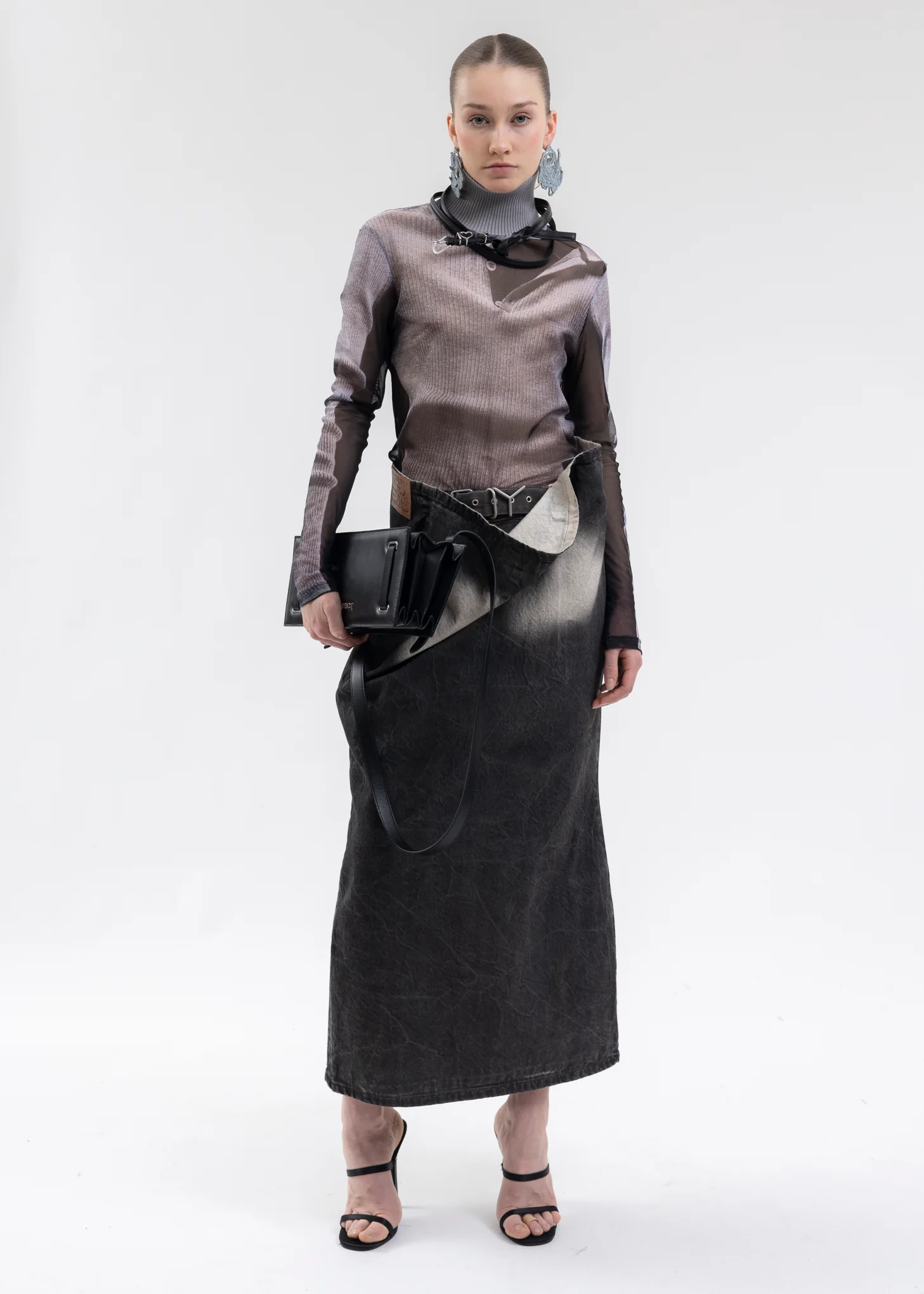 BLACK ACCORDION BAG - Image 6