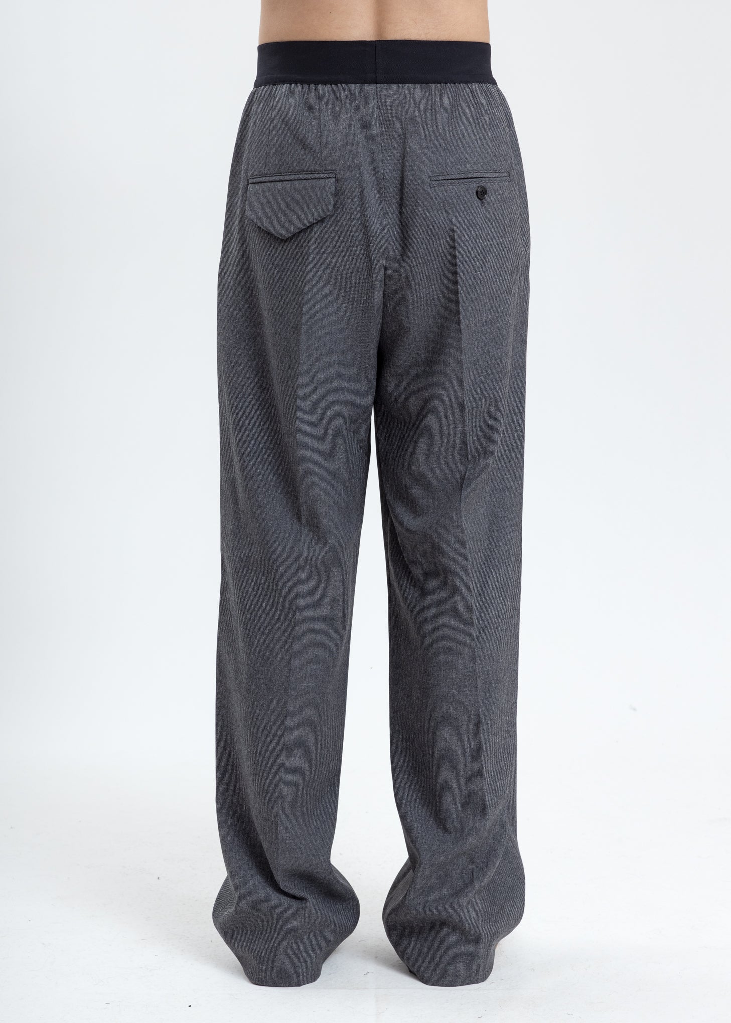Charcoal Logo Trousers - Image 5