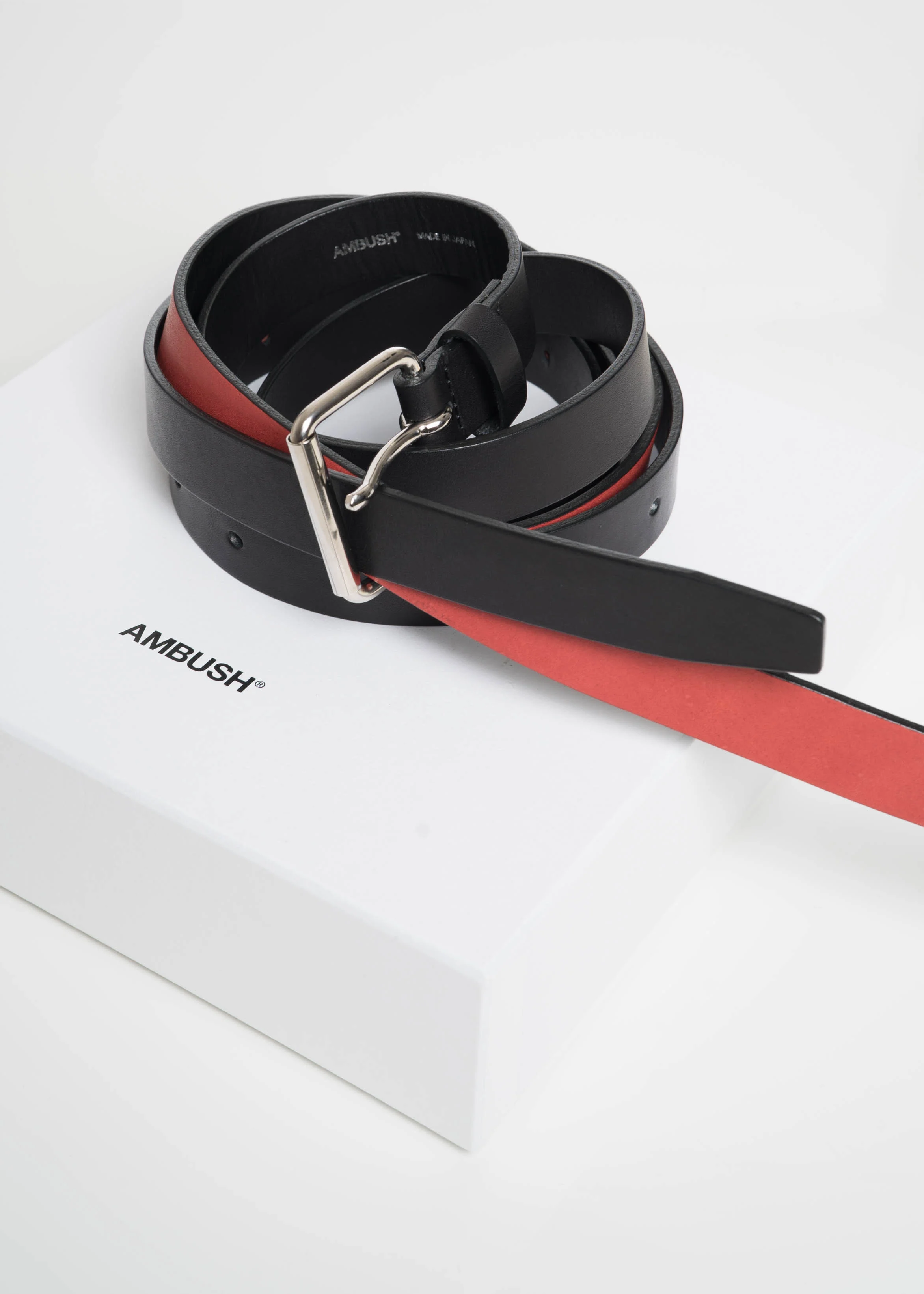 Black & Red Double Belt