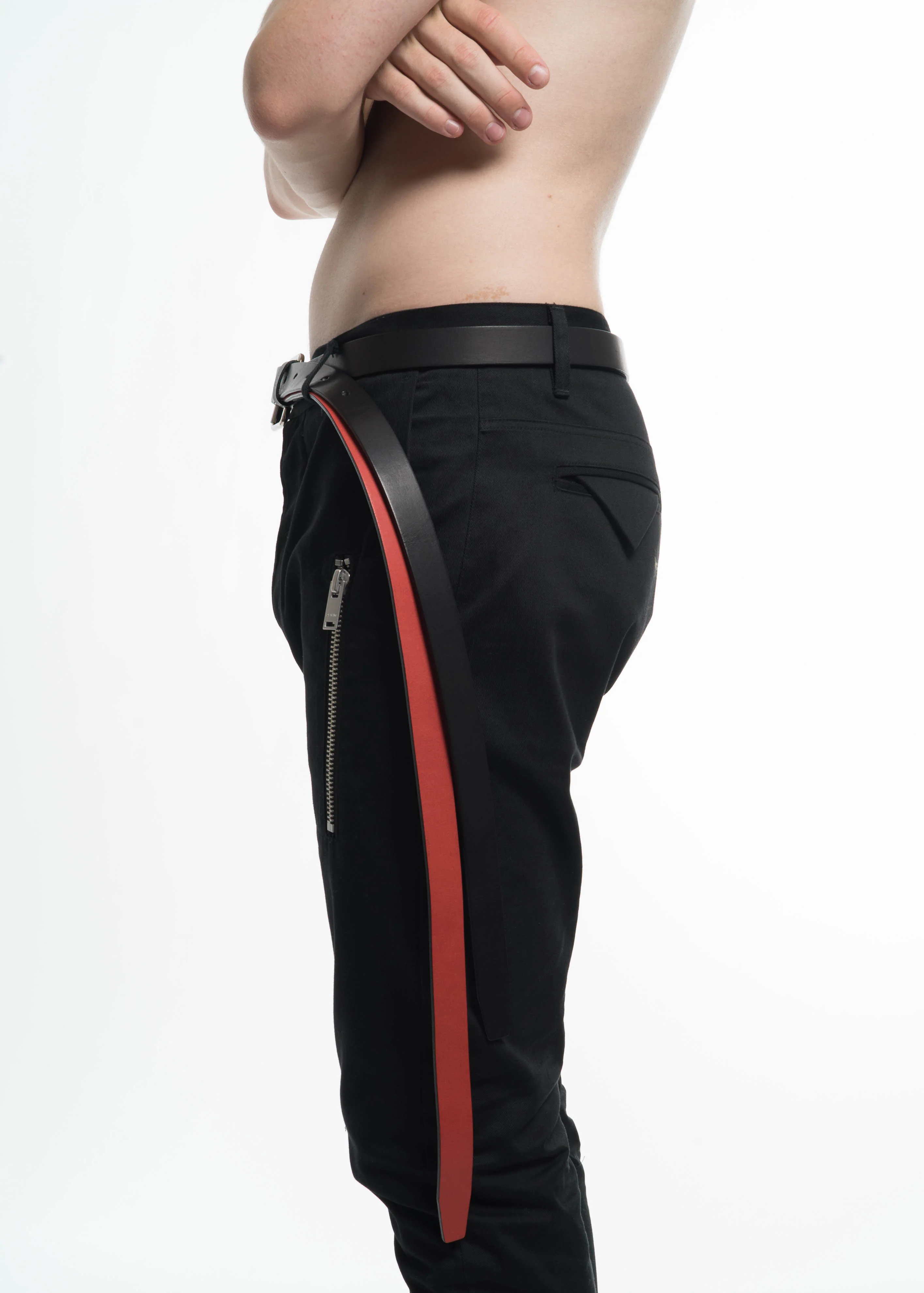 Black & Red Double Belt - Image 3