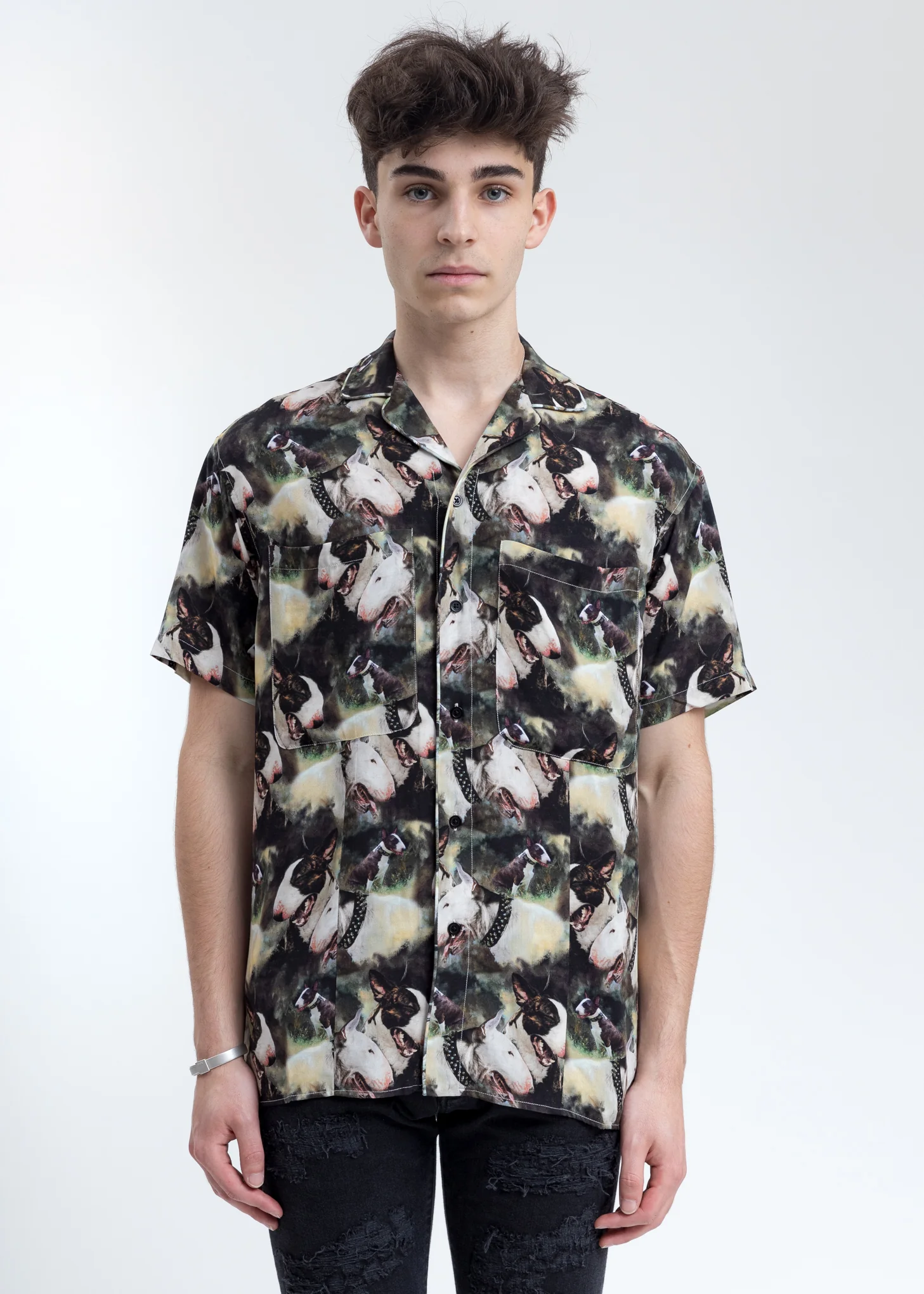 Terrier Camo Short Sleeve Shirt