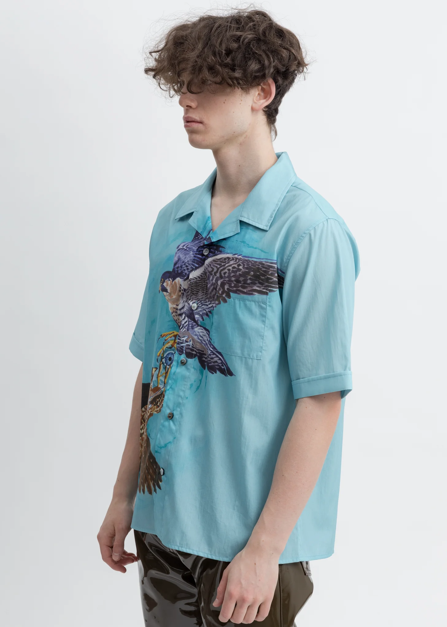 Blue Falcon Print Shirt - Image 2