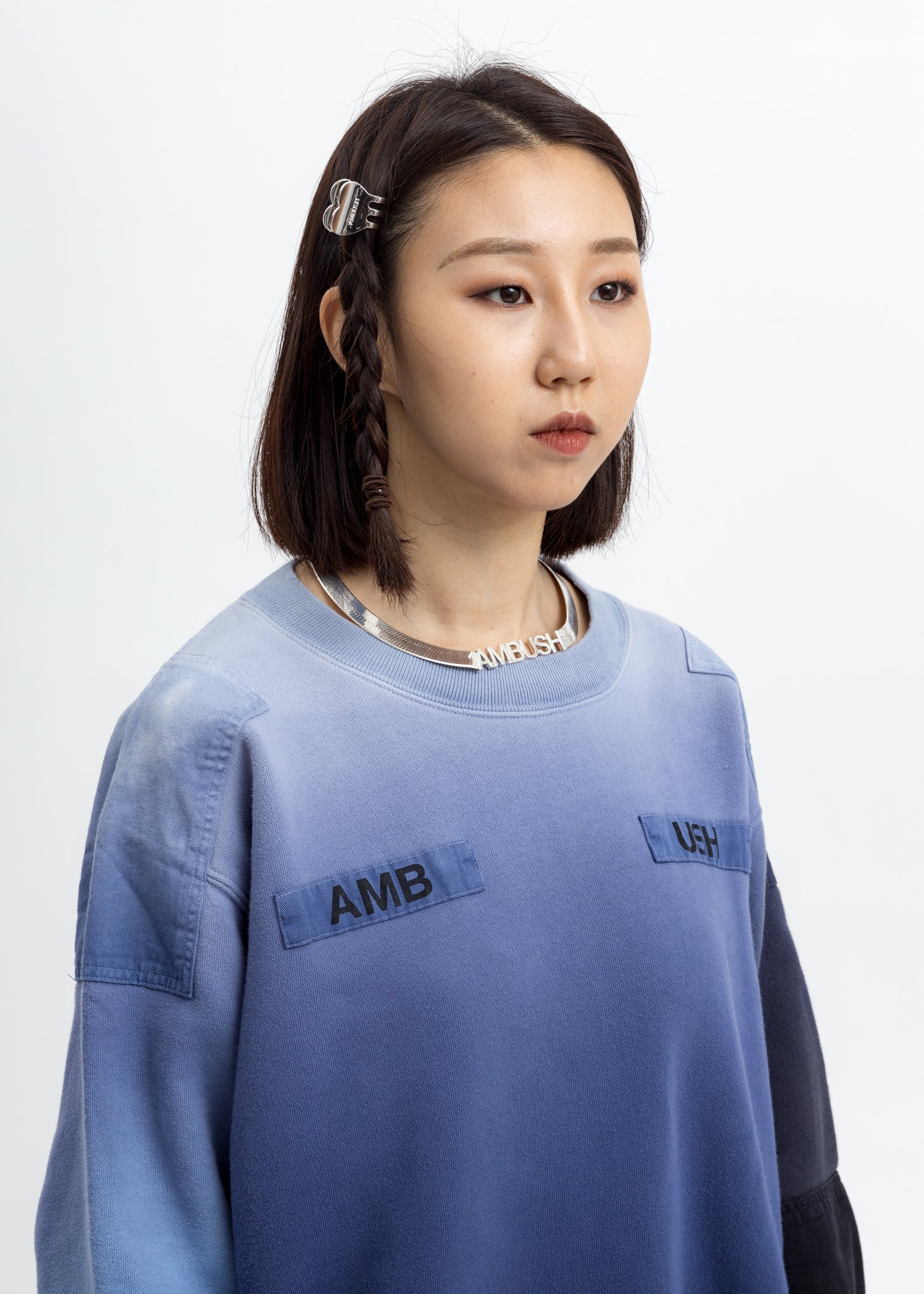 Blue New Patchwork Sweatshirt - Image 4