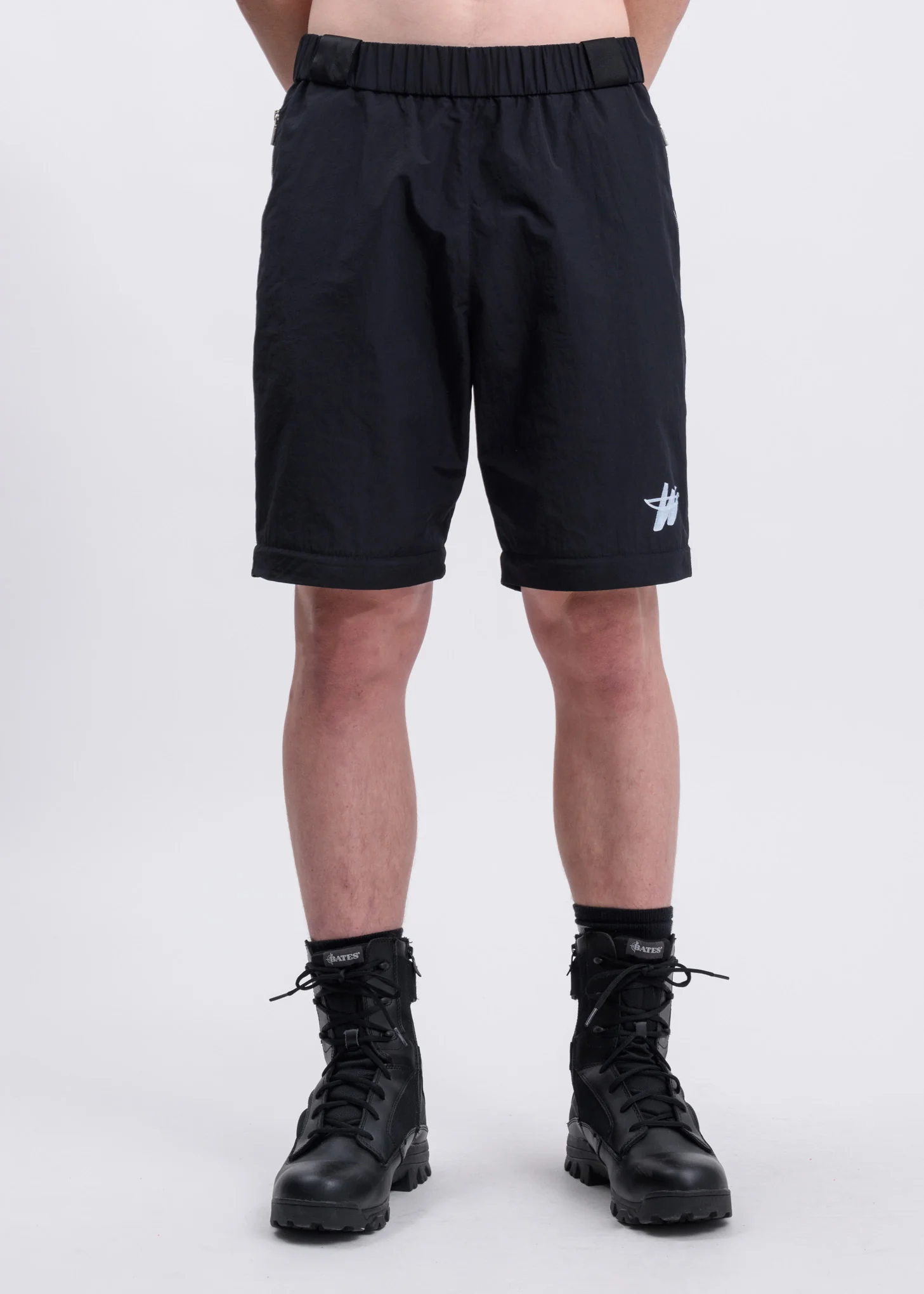 Black Zip Detail Track Pants - Image 10