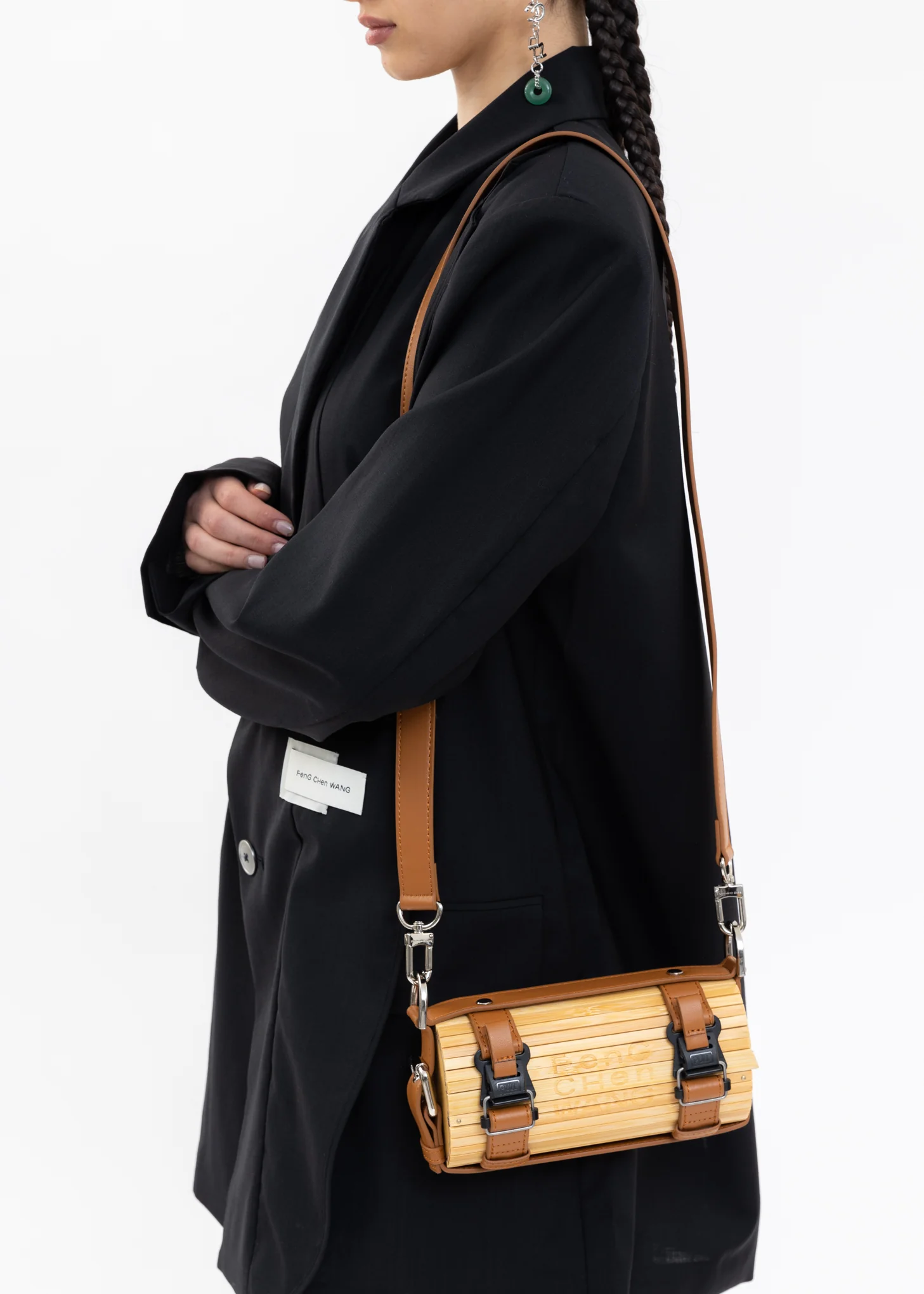 Brown Bamboo Bag - Image 4