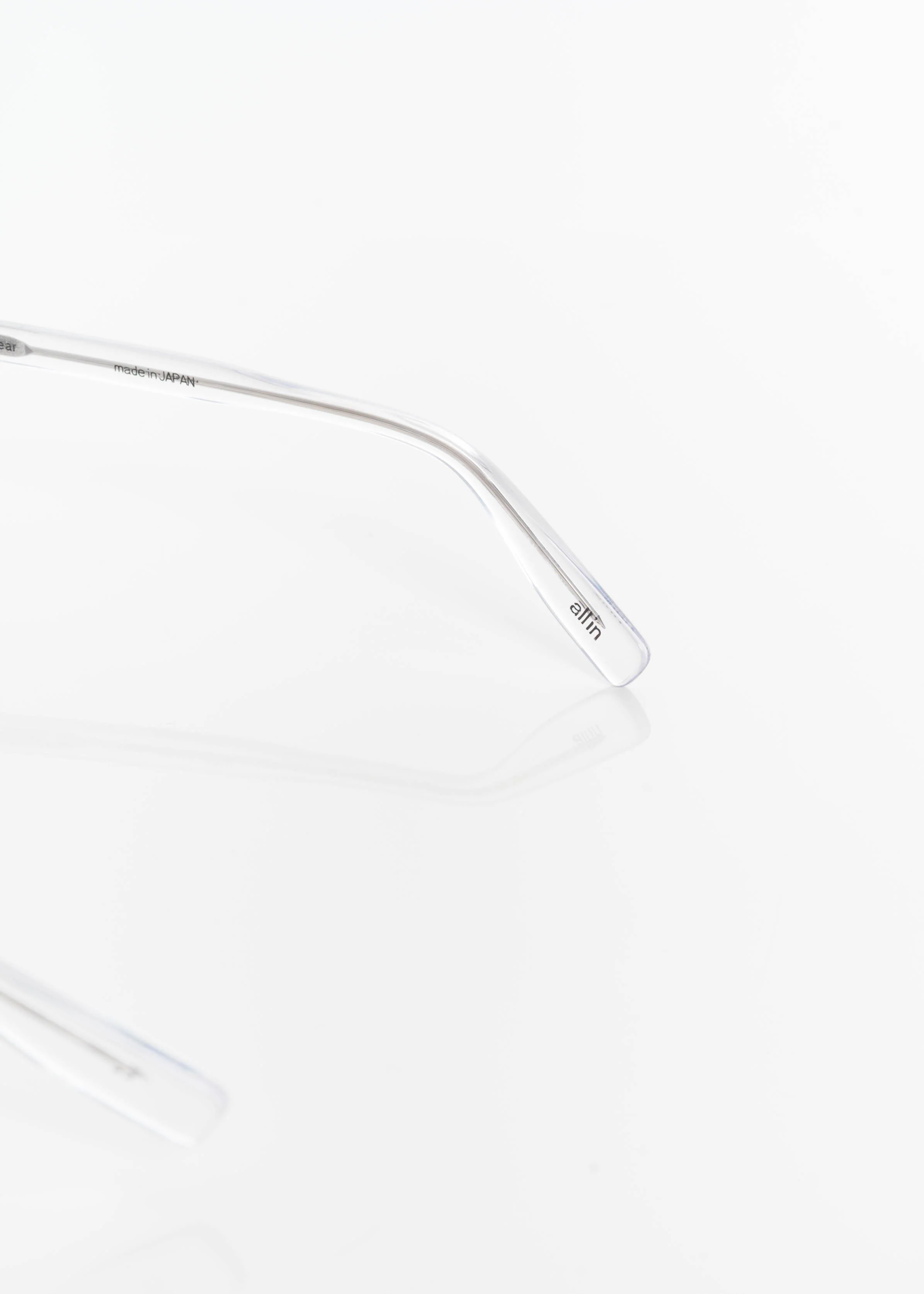 Clear and Black Voltaire Sunglasses - Image 6